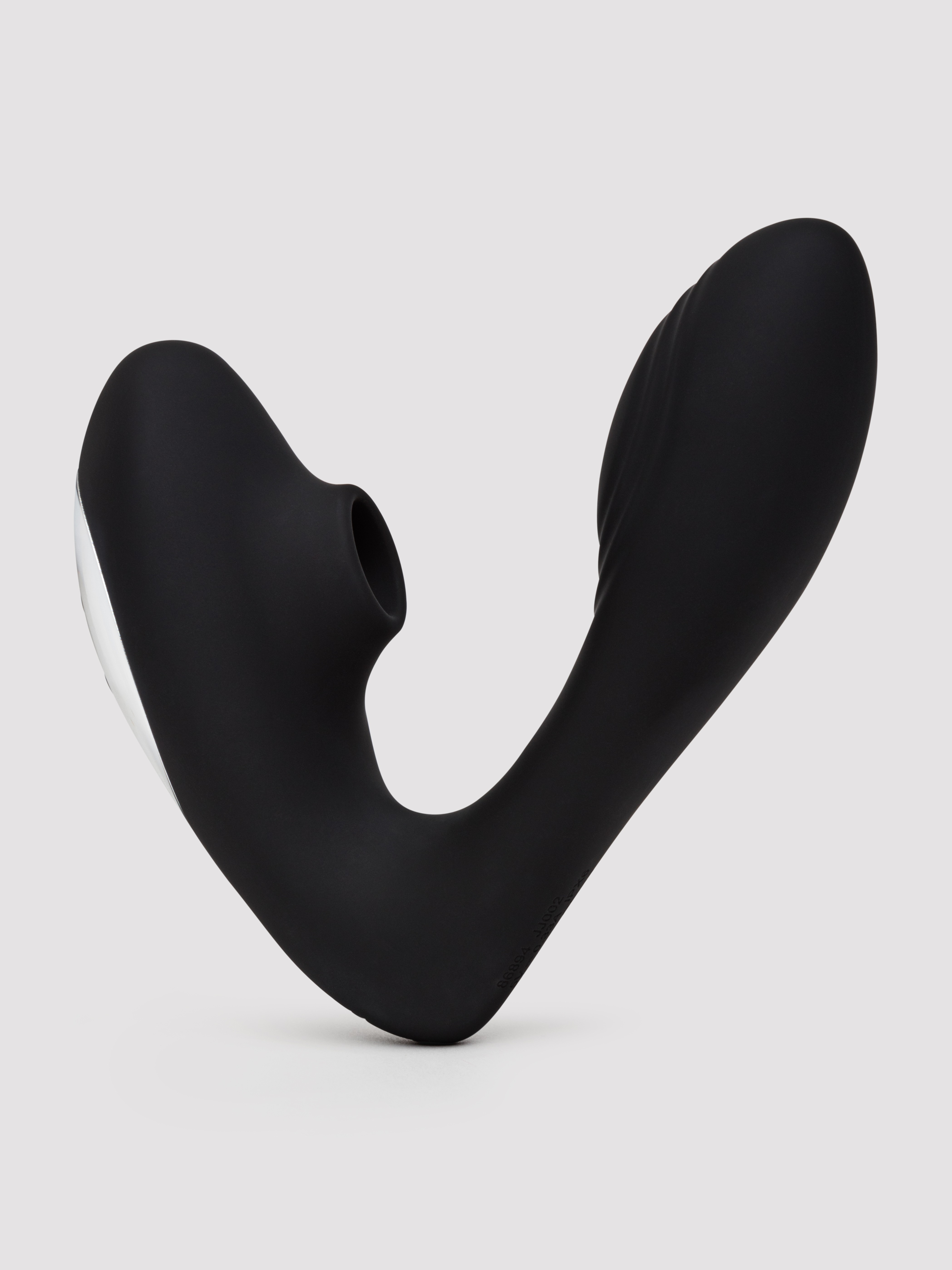 Image of Lovehoney Indulge Stroking G-Spot and Clitoral Suction Stimulator - Black