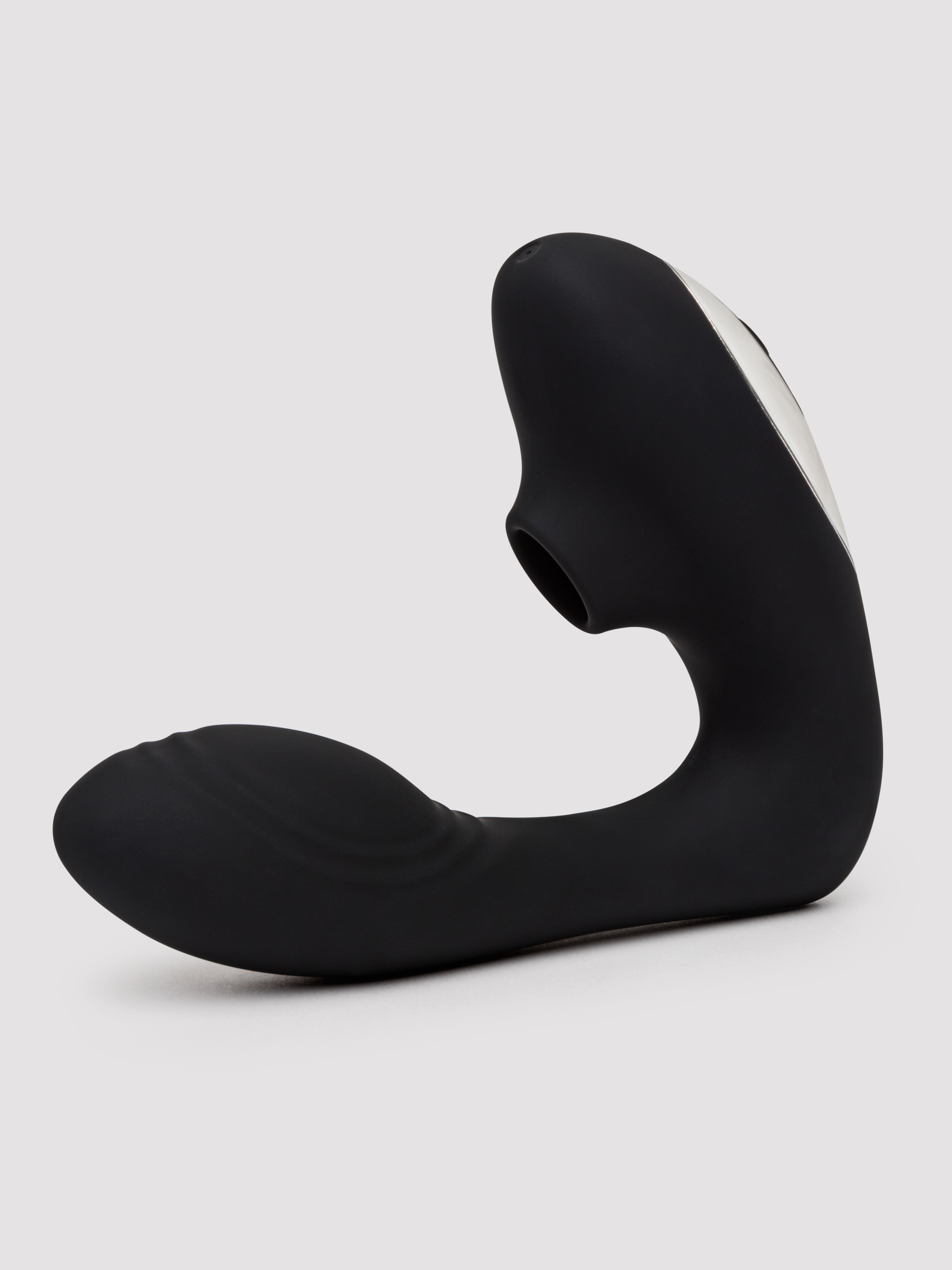 Lovehoney Indulge Stroking G-Spot and Clitoral Suction Stimulator, Black, hi-res
