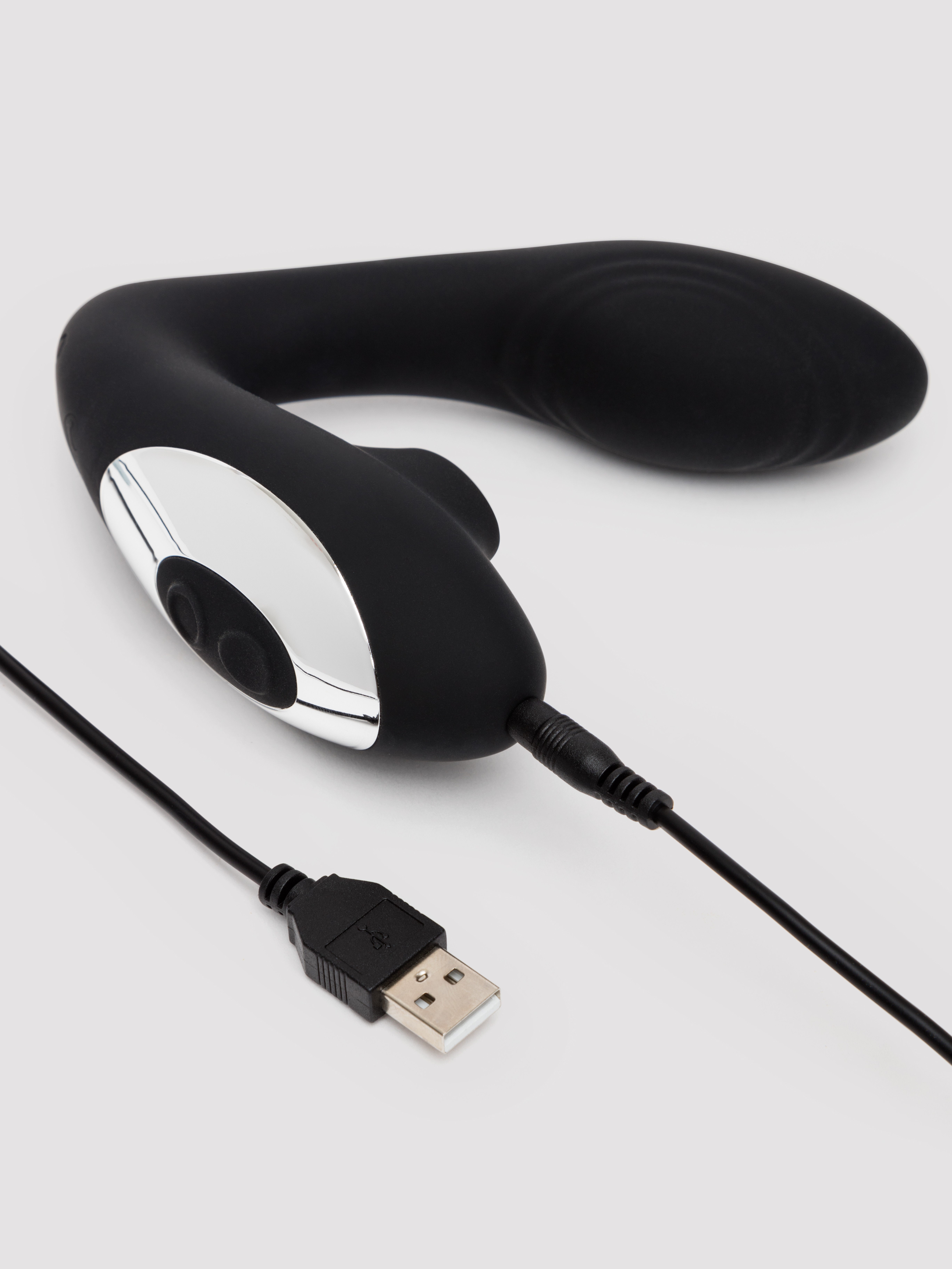 Lovehoney Indulge Stroking G-Spot and Clitoral Suction Stimulator, Black, hi-res