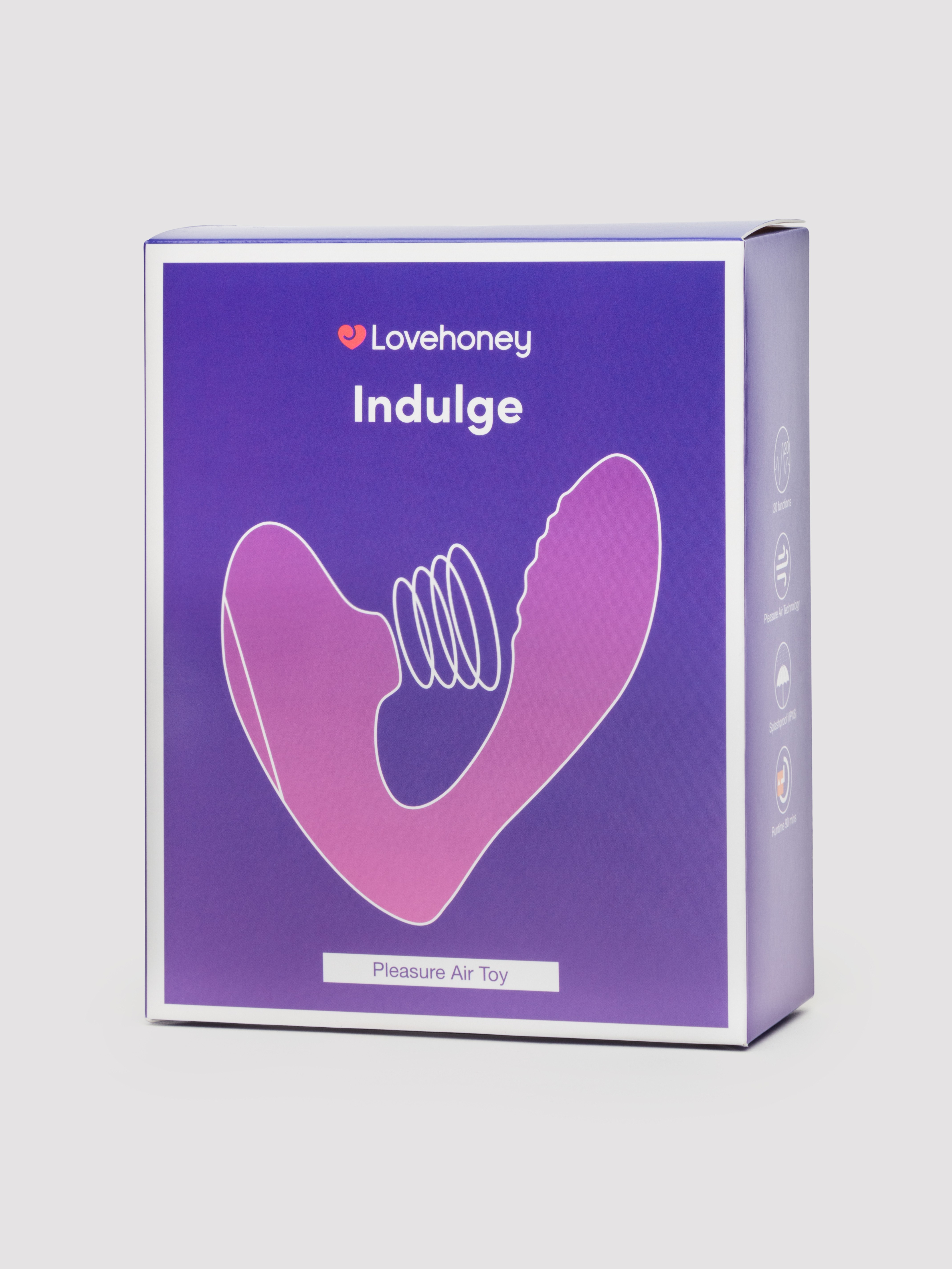 Lovehoney Indulge Stroking G-Spot and Clitoral Suction Stimulator, Black, hi-res