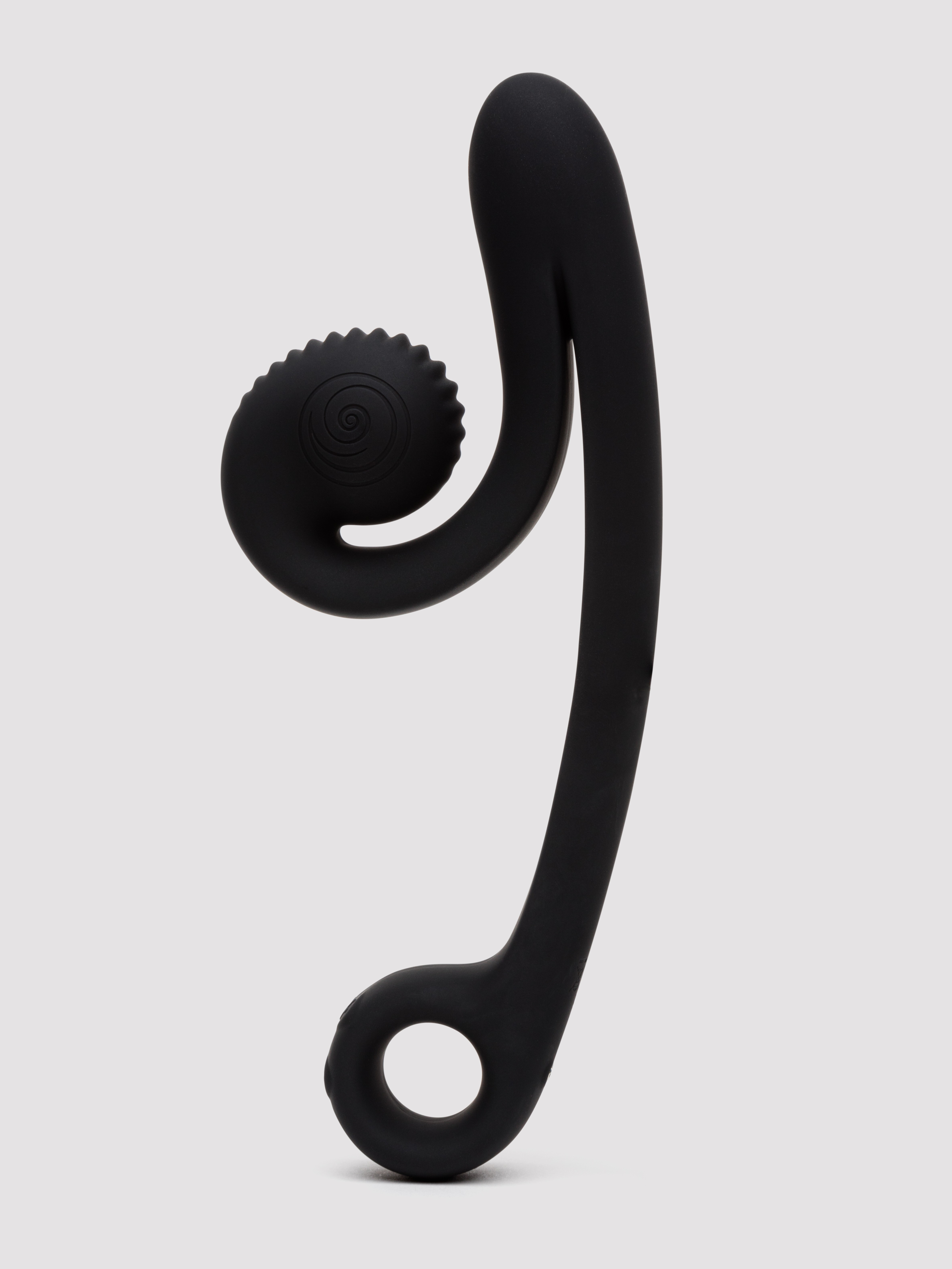 Snail Vibe Curve Rechargeable Extra Powerful Dual Vibrator, Black, hi-res