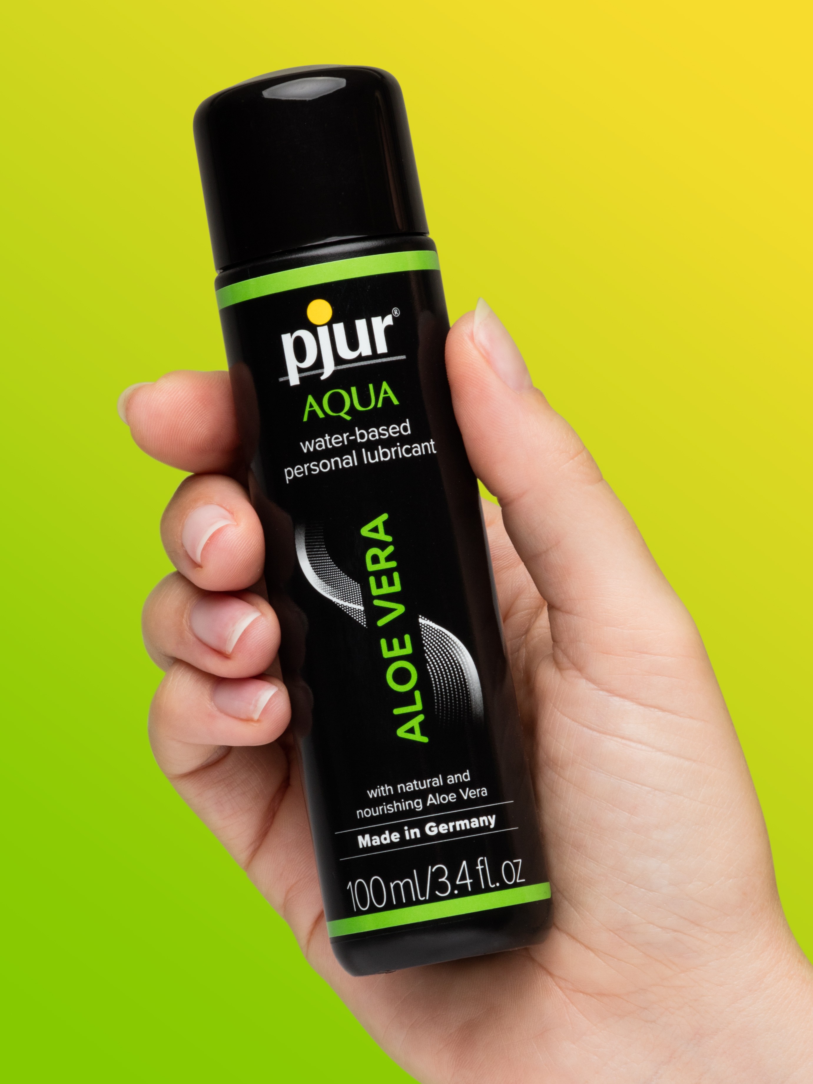 pjur AQUA Aloe Vera Water-Based Personal Lubricant 3.4fl oz, , hi-res