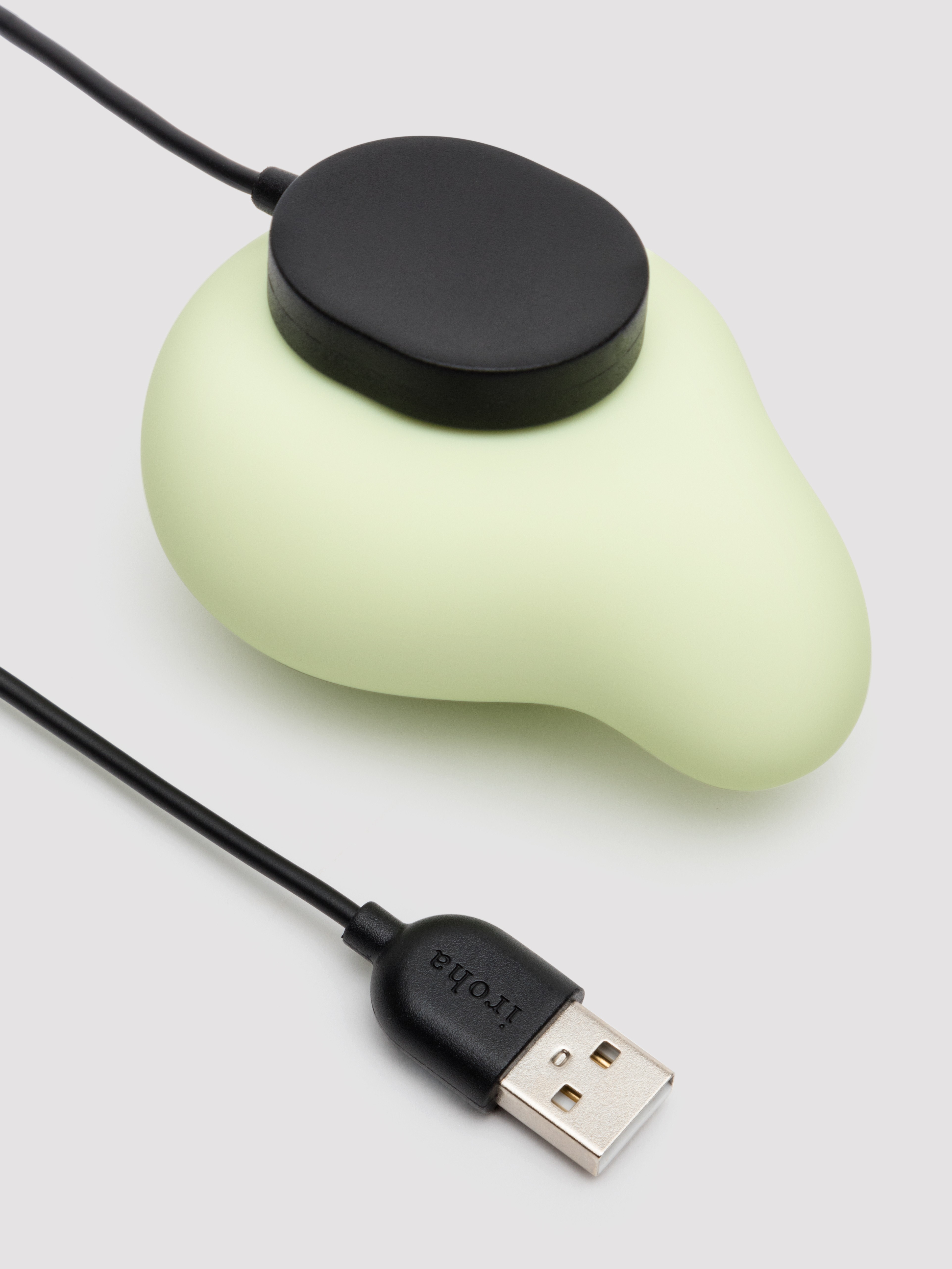 Iroha by Tenga MIDORI Soft Touch Extra Quiet Clitoral Vibrator, Green, hi-res