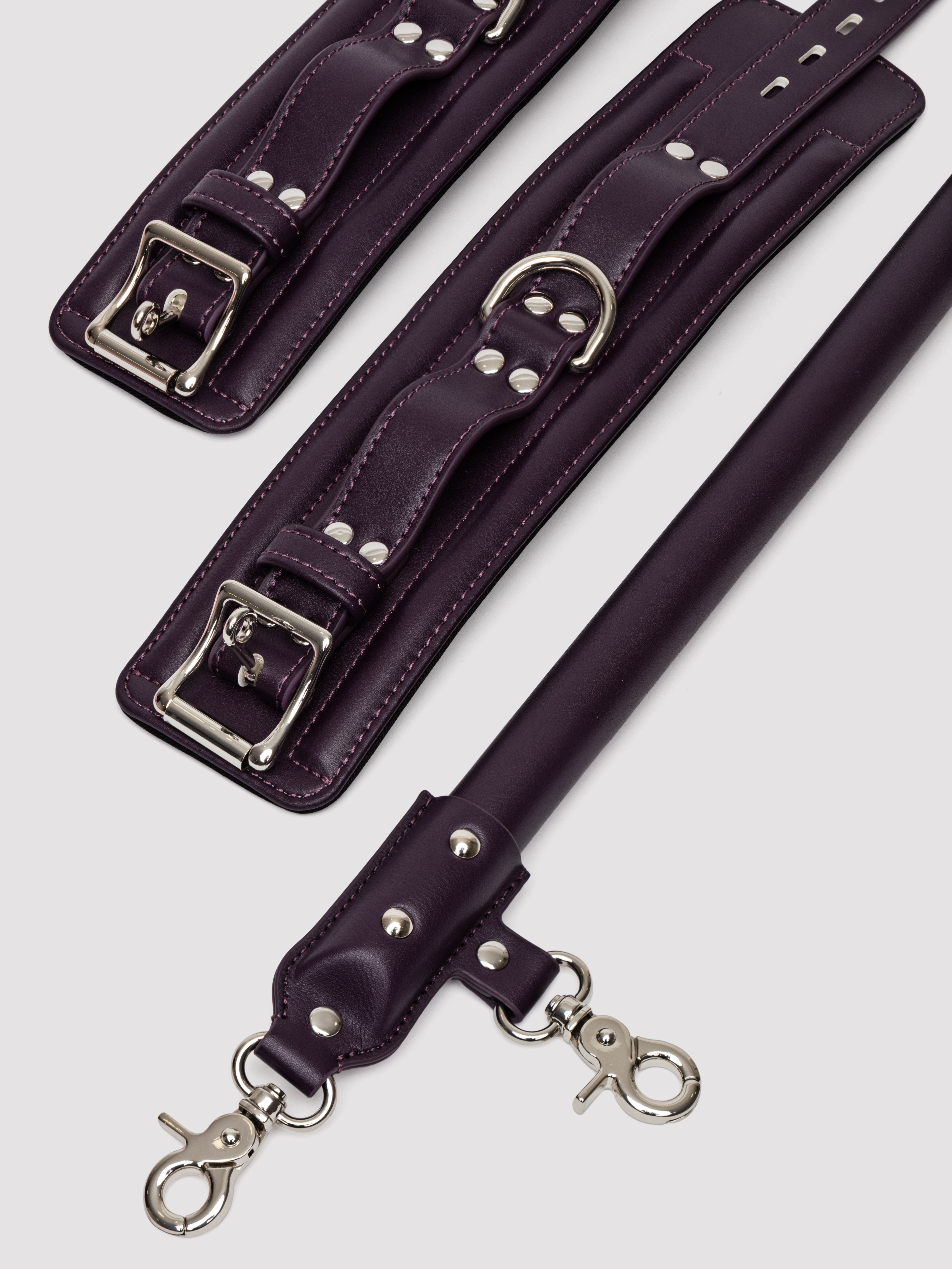 Fifty Shades of Grey Spreader Bar with Ankle Cuffs, Black, hi-res