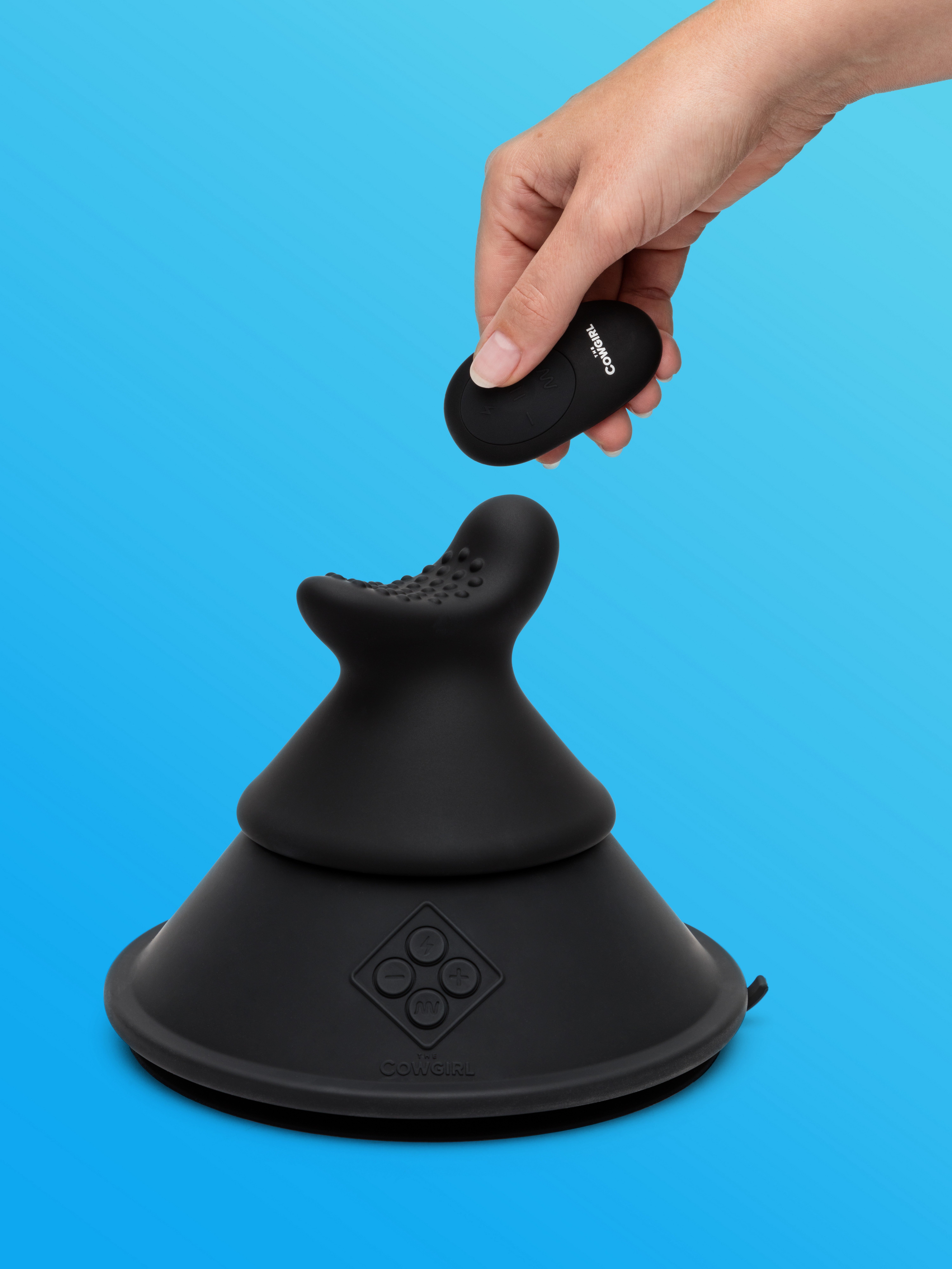 The Cowgirl Cone App Controlled Ride On Sex Machine, Black, hi-res