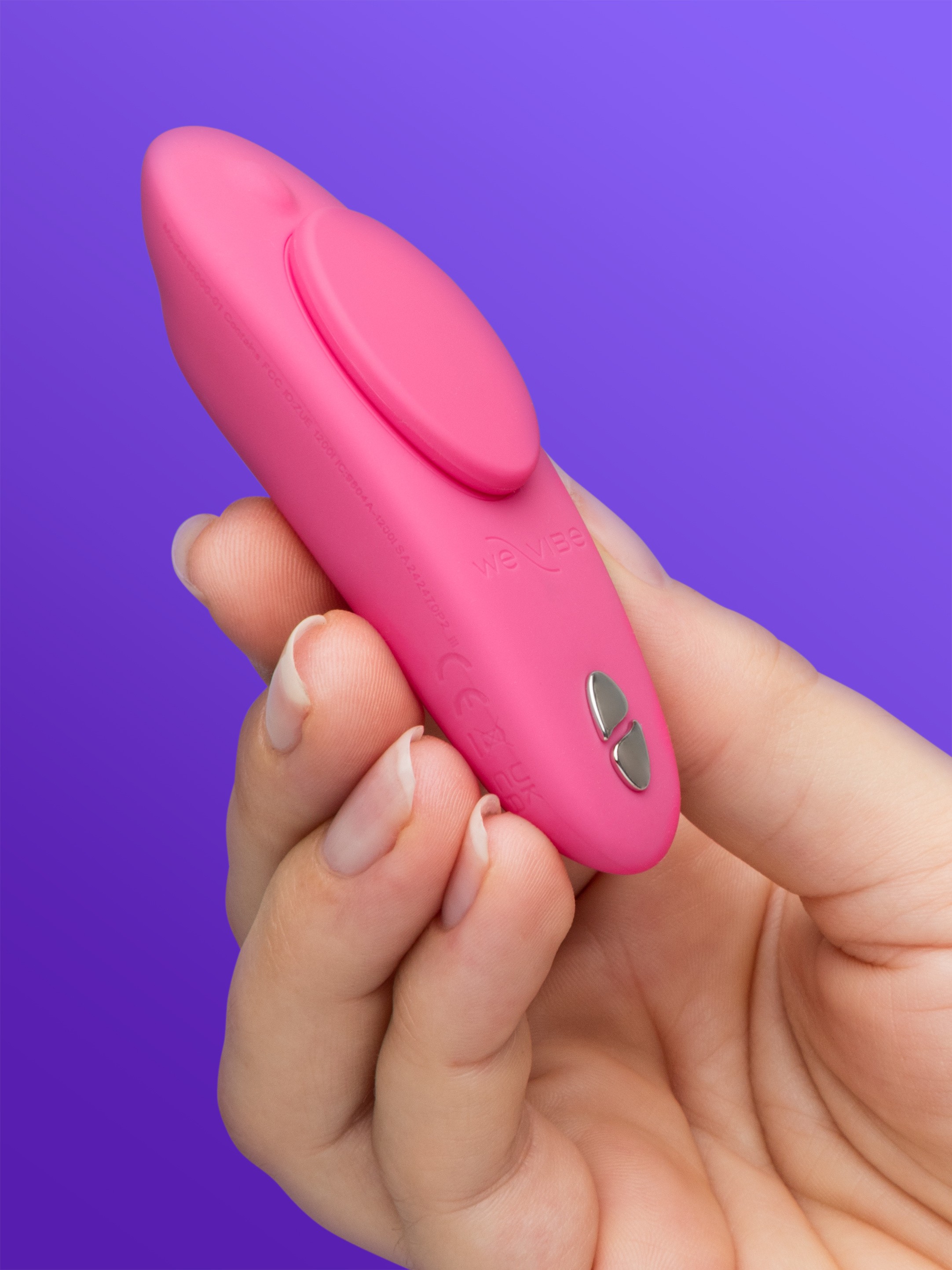 We-Vibe X Lovehoney Moxie + App and Remote Controlled Wearable Clitoral Vibrator, Hot Pink, hi-res