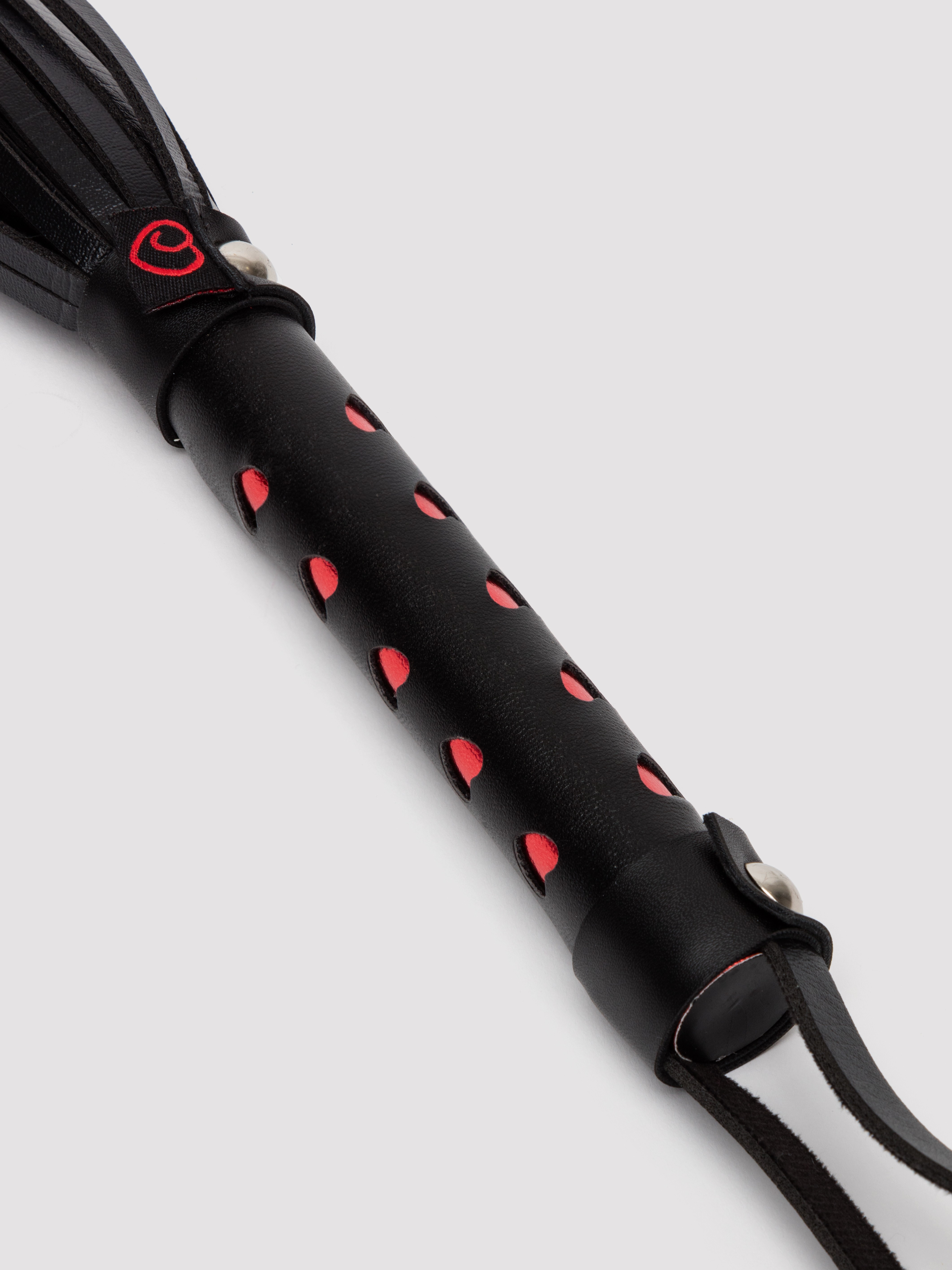 Bondage Boutique Heart Flogger, Black, hi-res