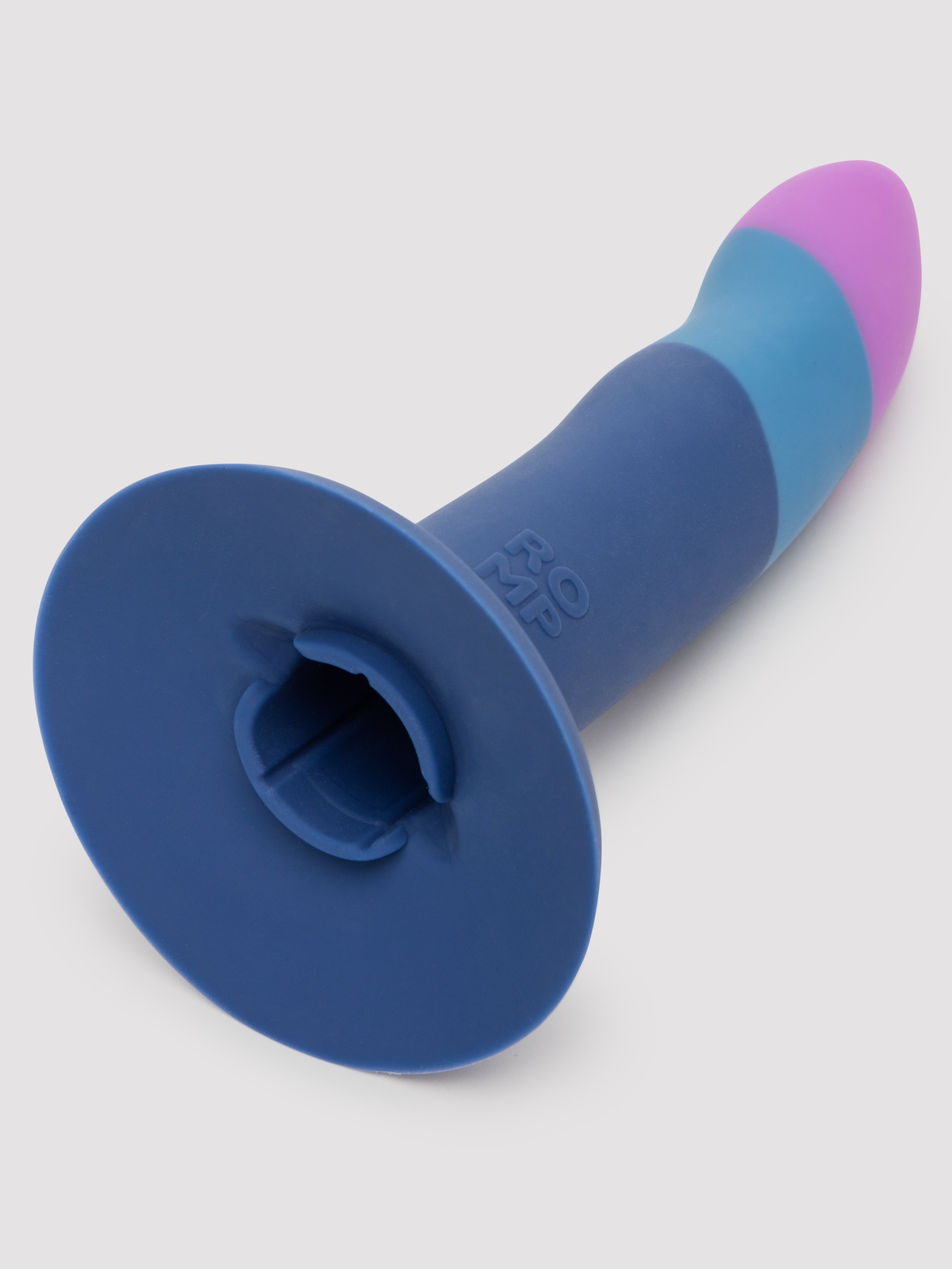 ROMP Piccolo Non-Realistic Dildo 5 Inch, Blue, hi-res