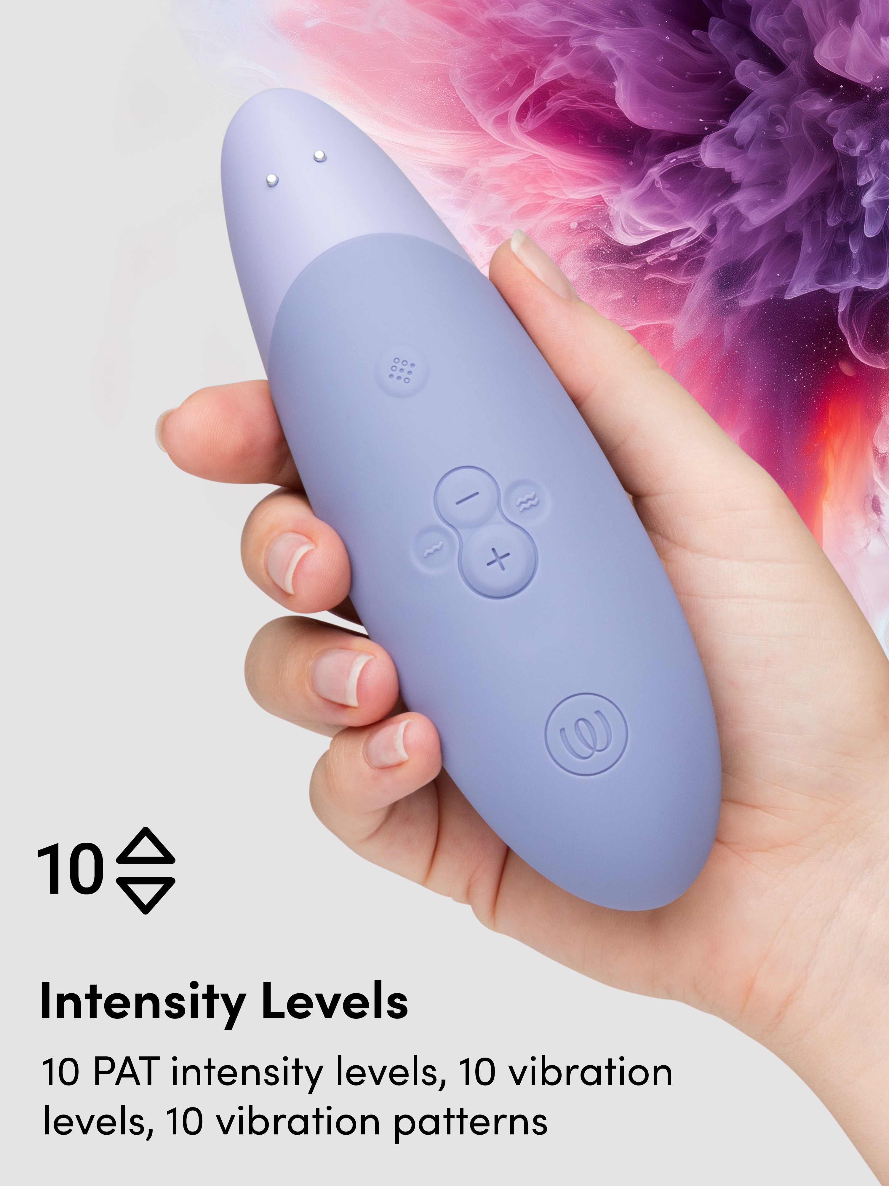 Womanizer Enhance Lilac Pleasure Air Clitoral Vibrator, Purple, hi-res