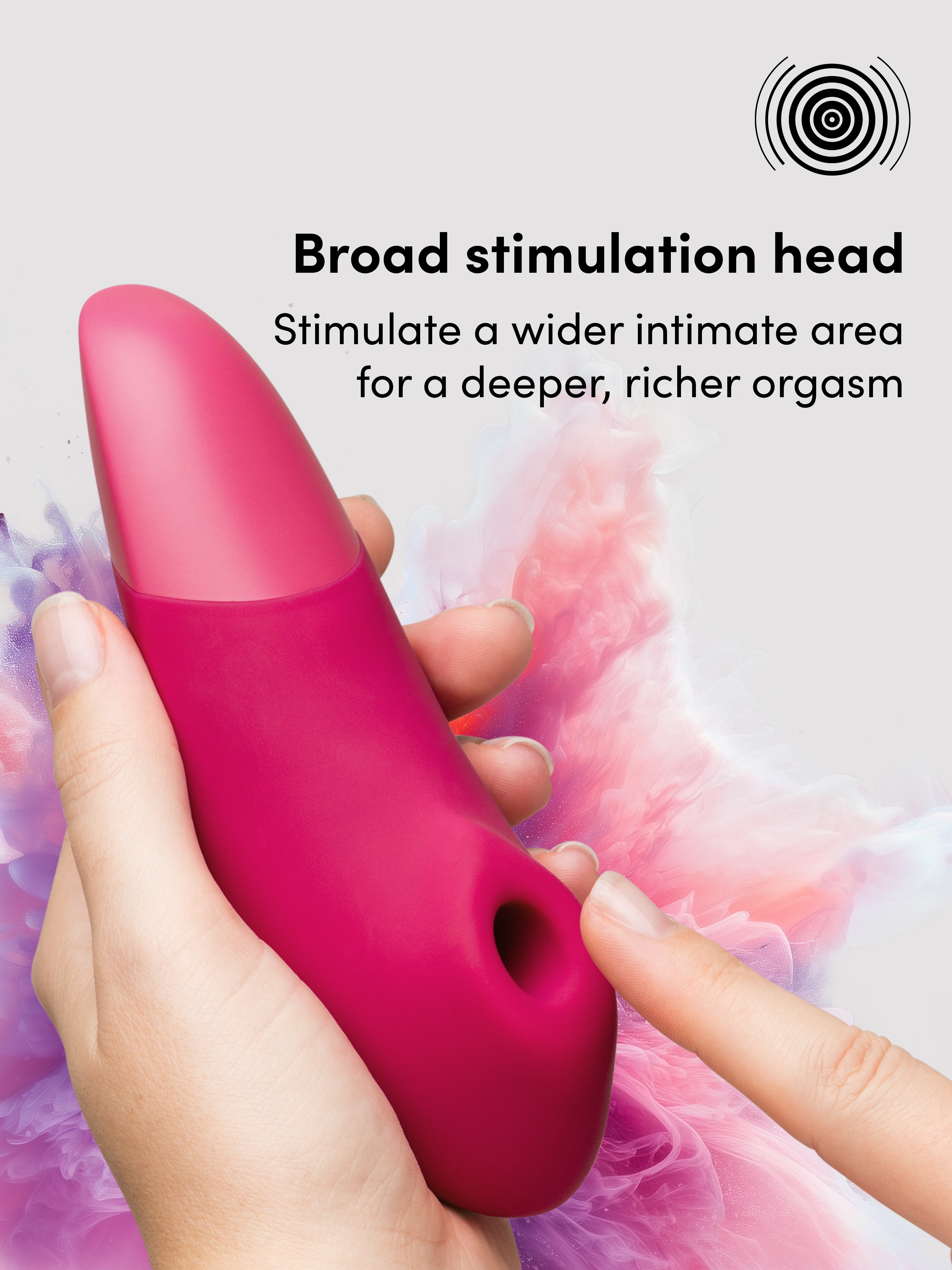 Womanizer Enhance Pink Pleasure Air Clitoral Vibrator, Pink, hi-res