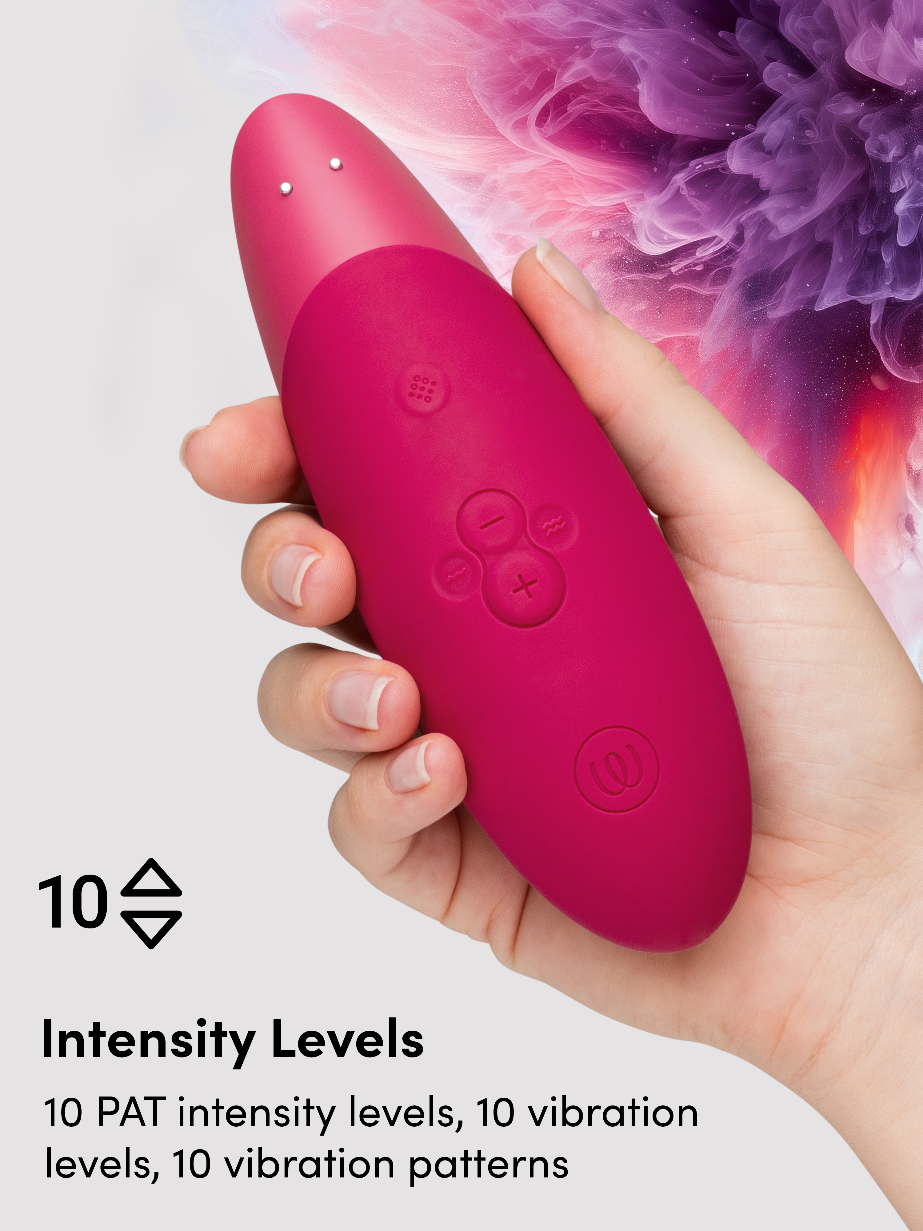 Womanizer Enhance Pink Pleasure Air Clitoral Vibrator, Pink, hi-res