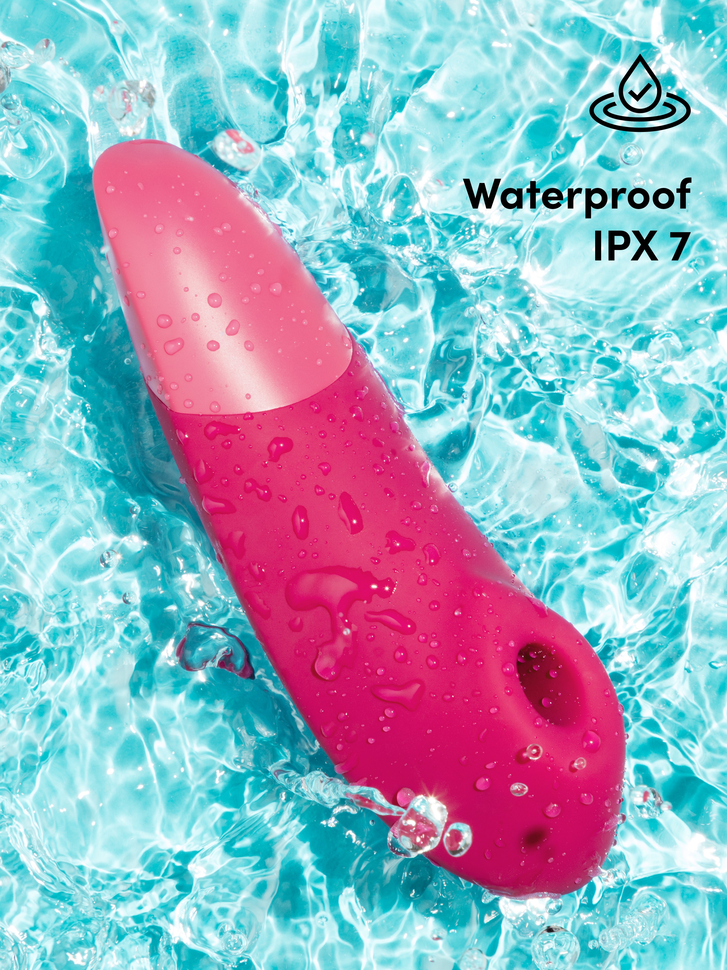 Womanizer Enhance Pink Pleasure Air Clitoral Vibrator, Pink, hi-res