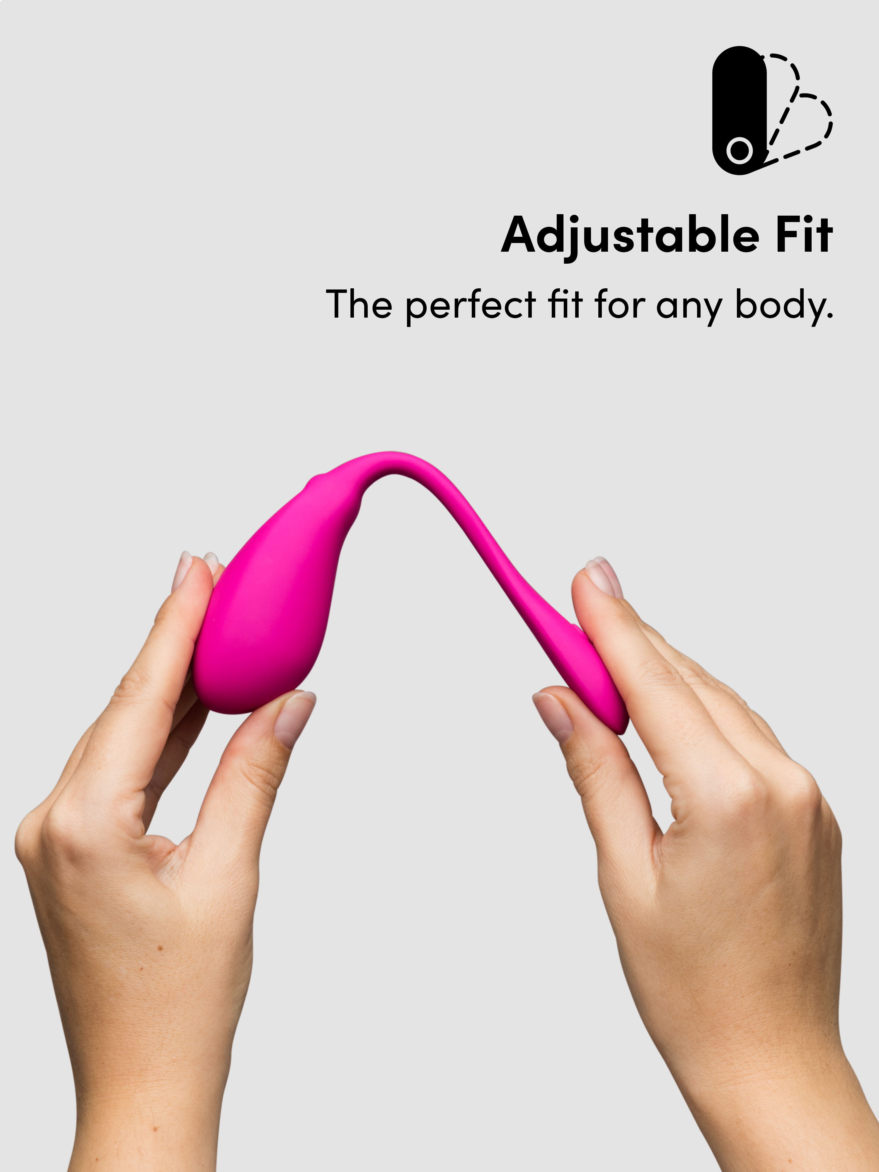 We-Vibe Jive 2 App Controlled Rechargeable Love Egg Vibrator, Pink, hi-res