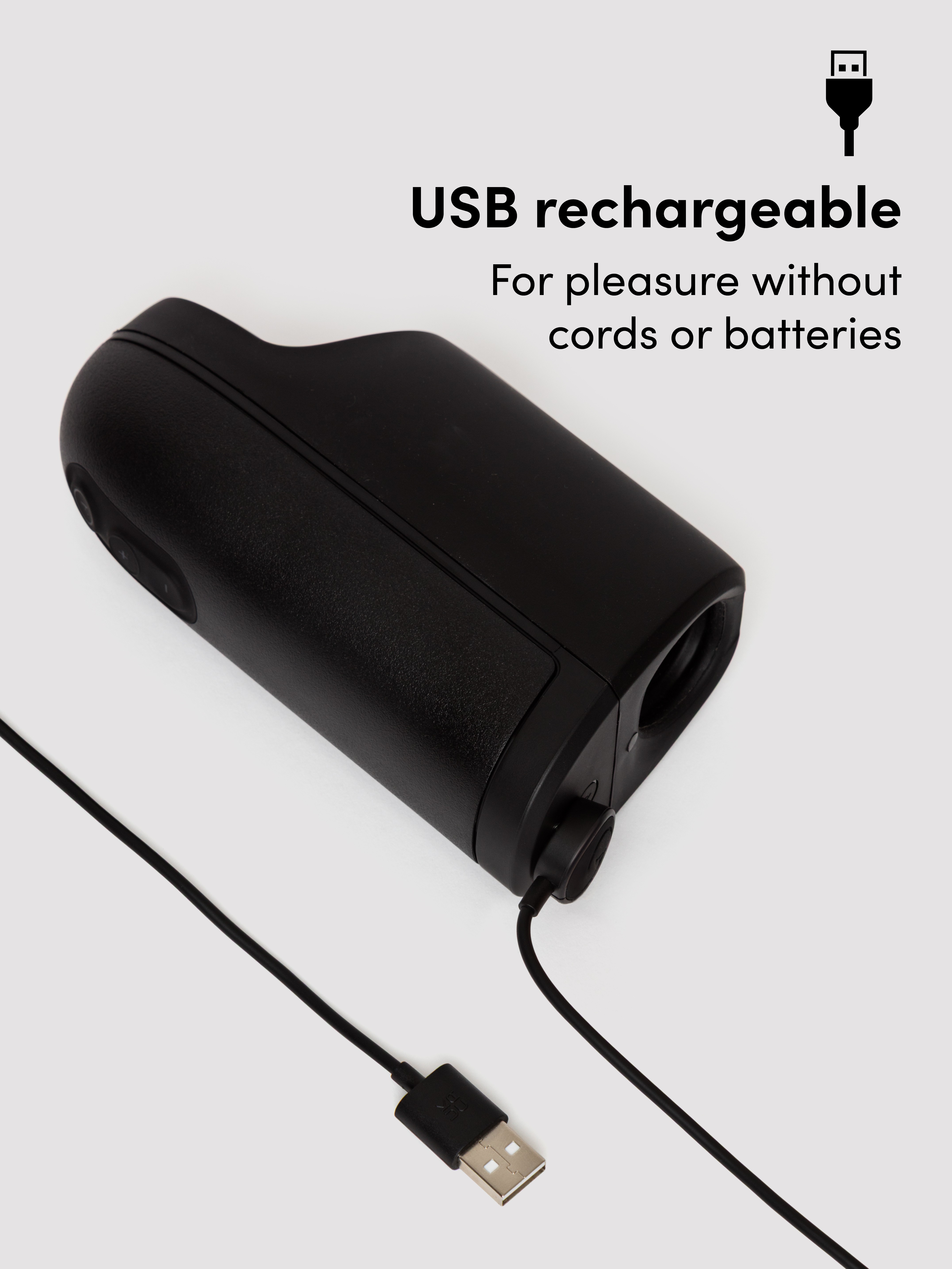 Arcwave Ion 2 Pleasure Air Rechargeable Male Masturbator, Black, hi-res