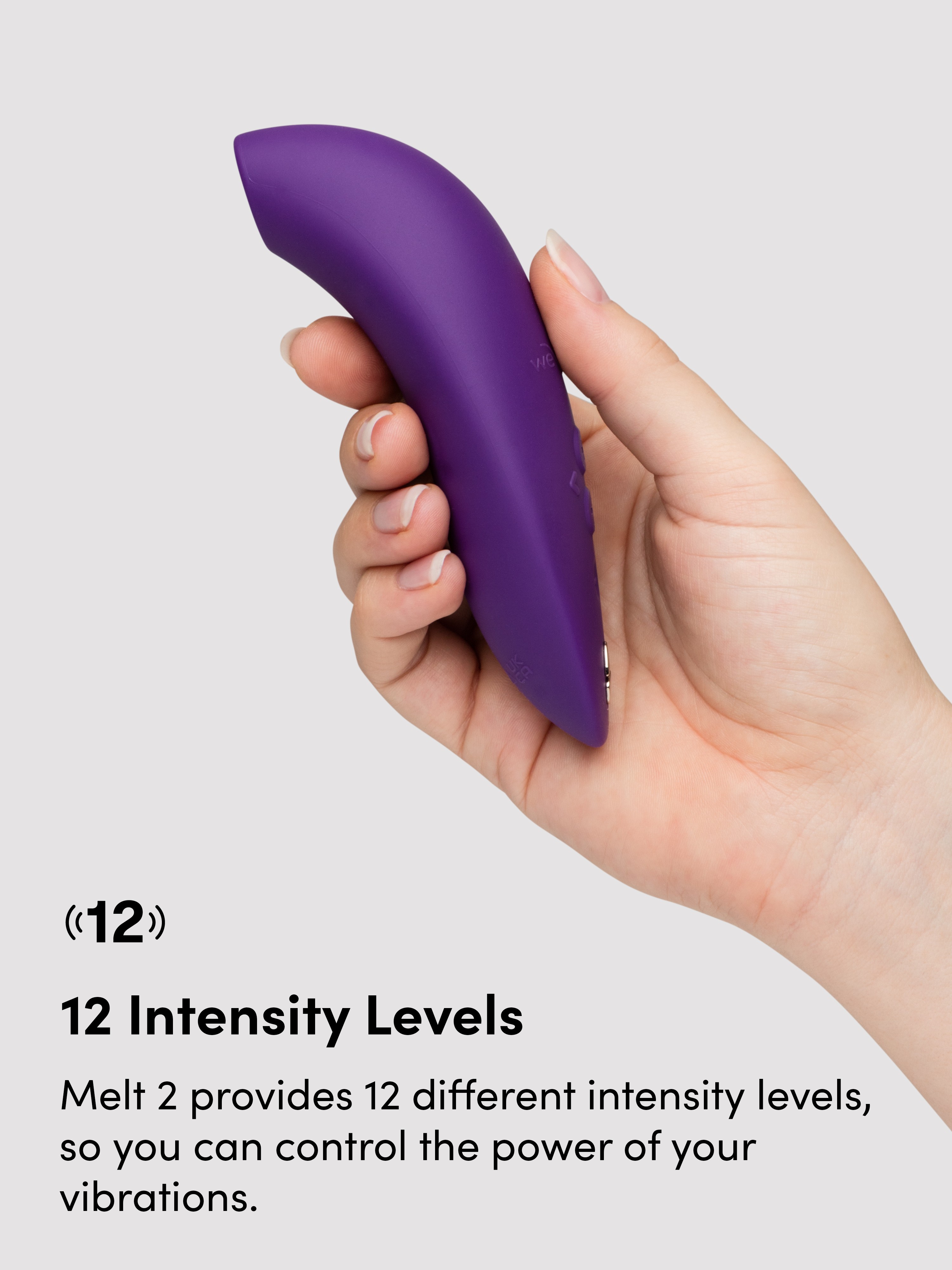 We-Vibe Melt 2 App Controlled Rechargeable Clitoral Stimulator, Purple, hi-res