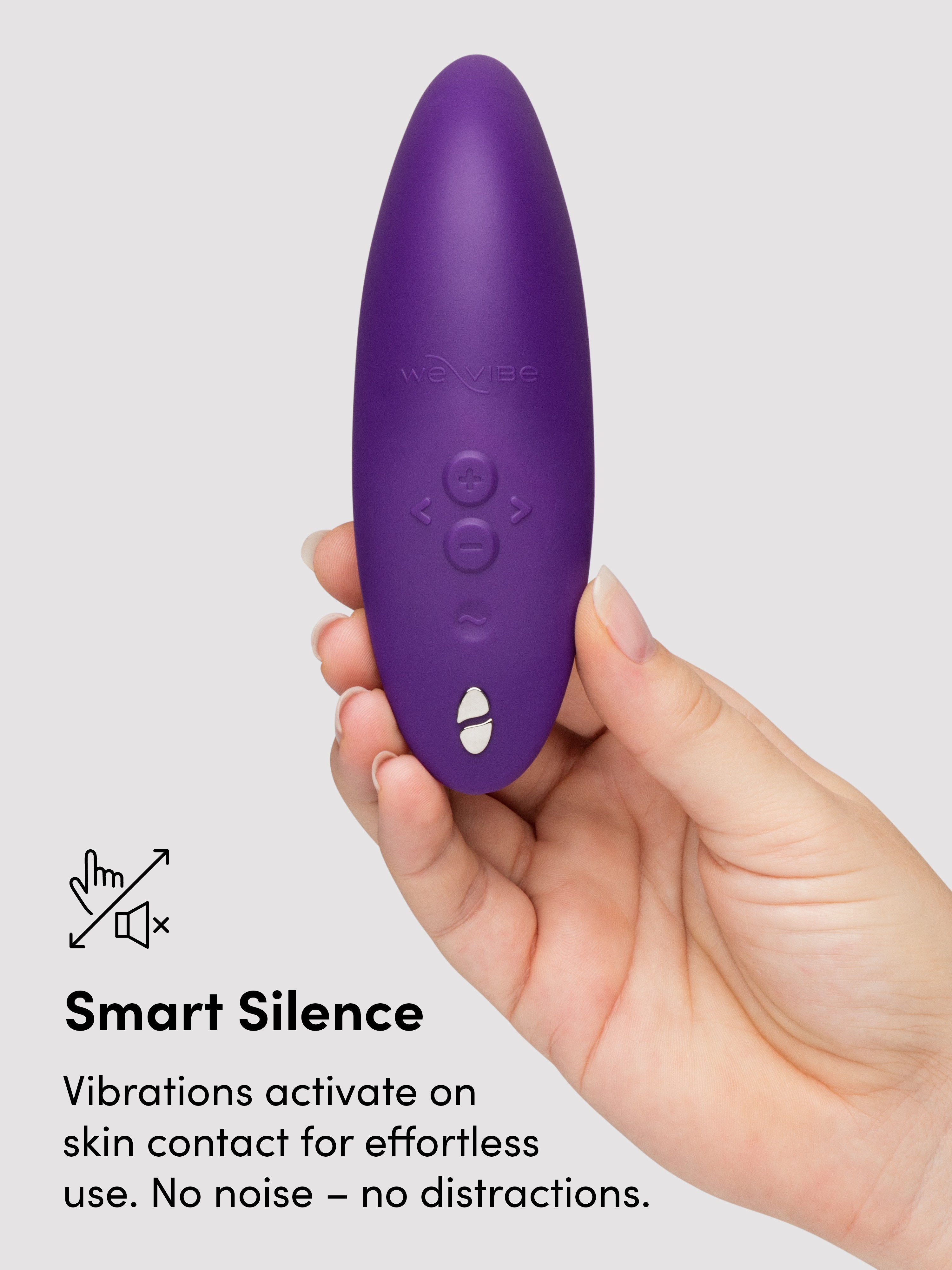 We-Vibe Melt 2 App Controlled Rechargeable Clitoral Stimulator, Purple, hi-res
