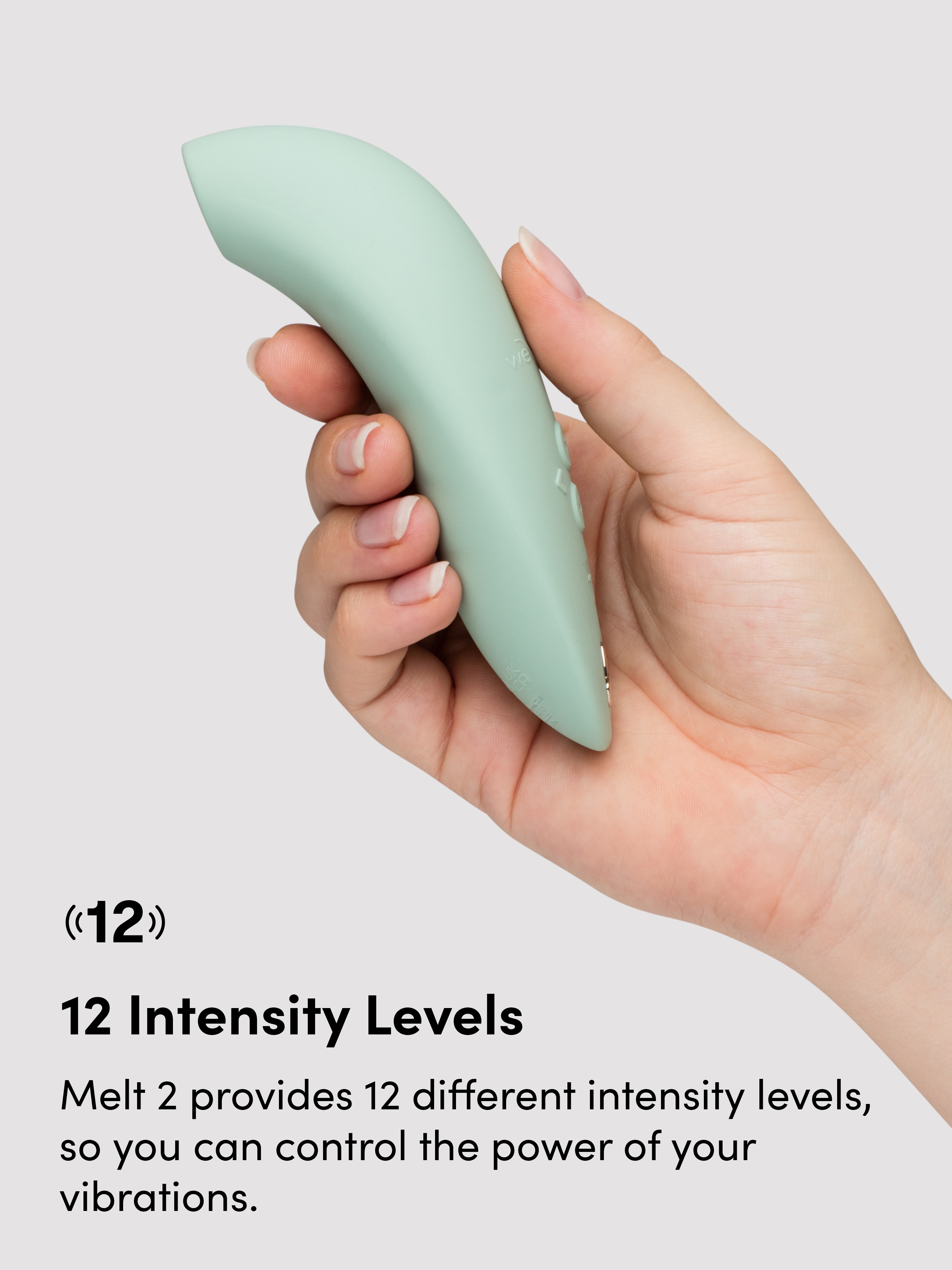 We-Vibe Melt 2 App Controlled Rechargeable Clitoral Stimulator, Green, hi-res
