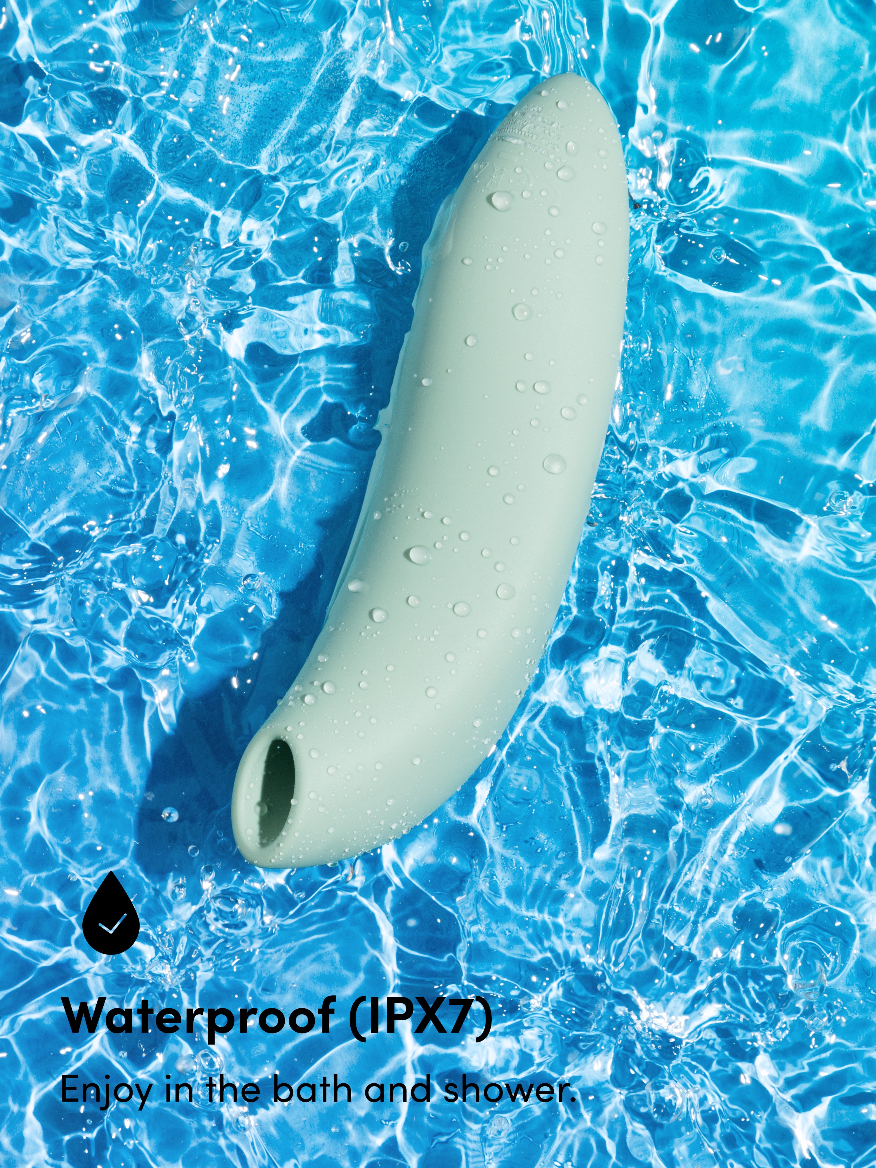 We-Vibe Melt 2 App Controlled Rechargeable Clitoral Stimulator, Green, hi-res