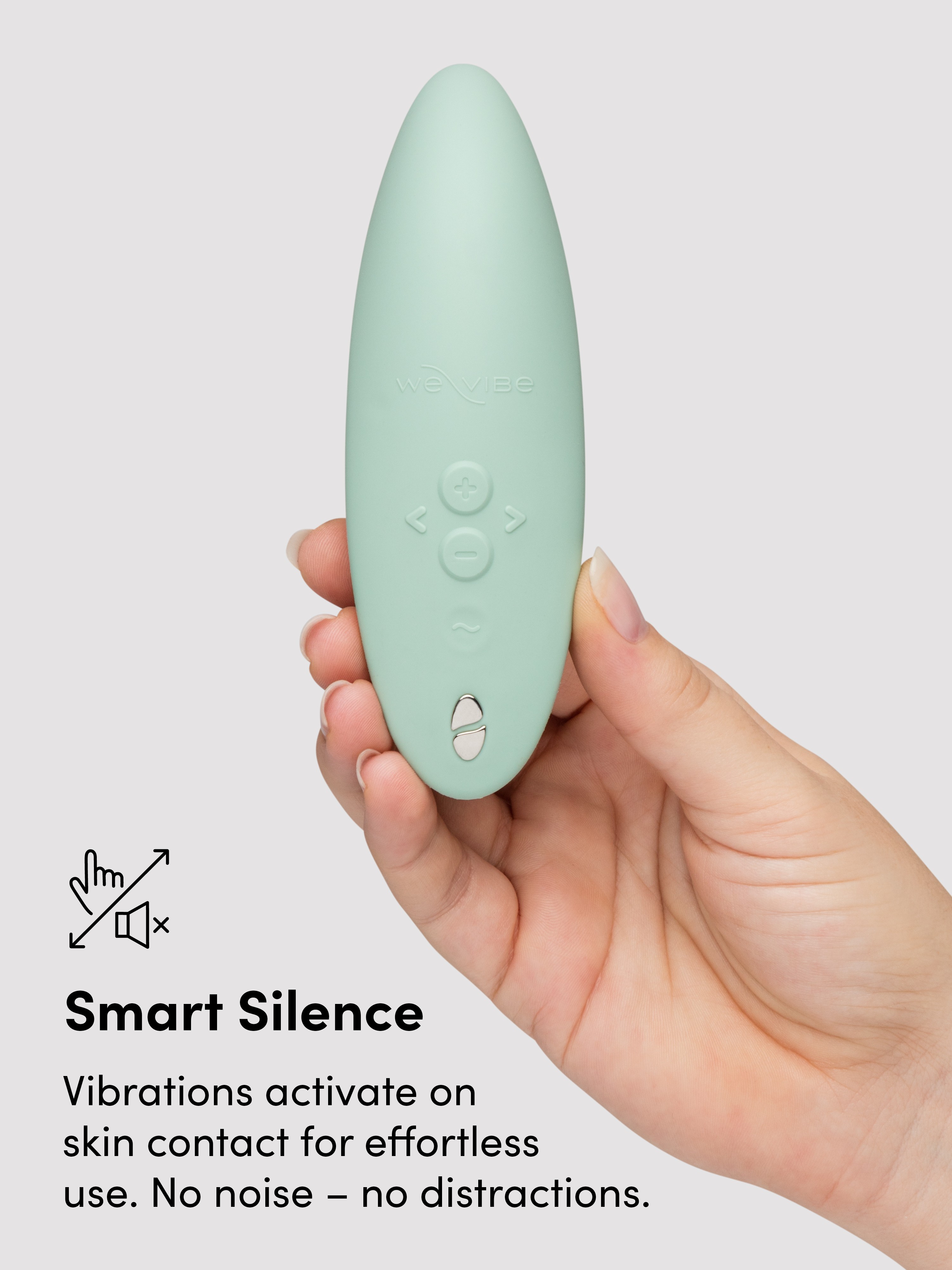 We-Vibe Melt 2 App Controlled Rechargeable Clitoral Stimulator, Green, hi-res