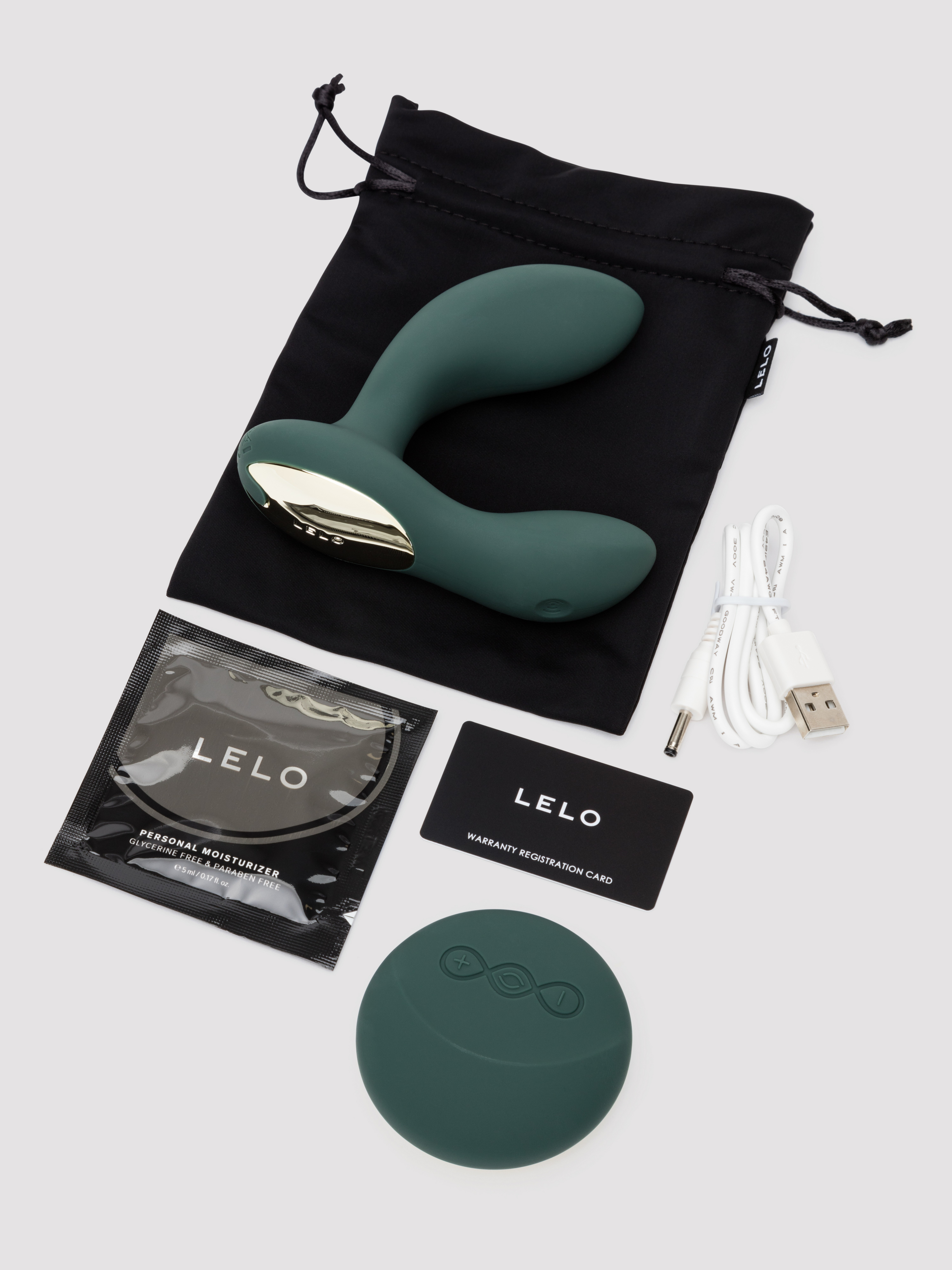 Lelo Hugo 2 Remote Control Rechargeable Prostate Massager, Green, hi-res