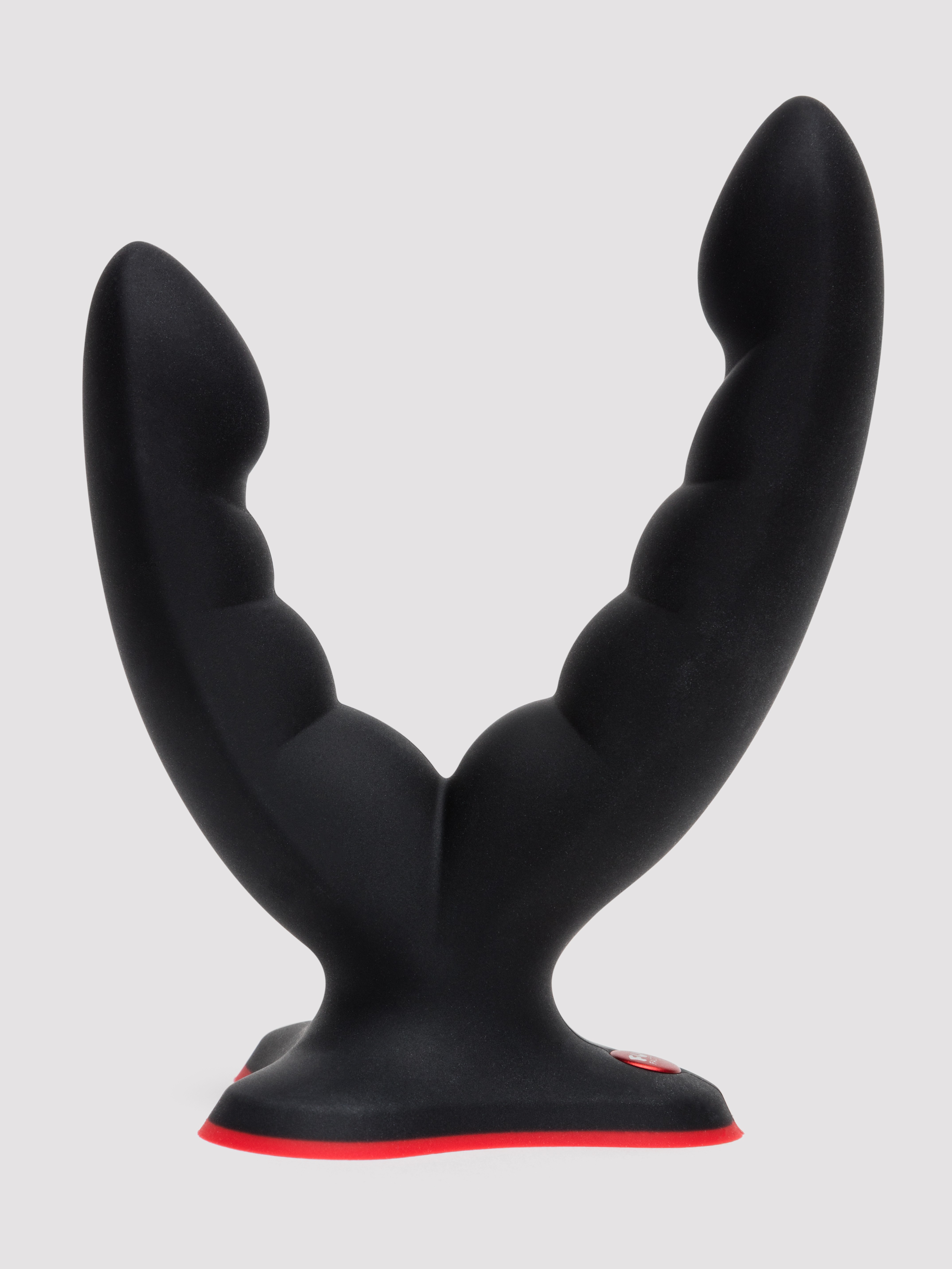 Fun Factory Ryde Double Ended Grinding Silicone Dildo, Black, hi-res