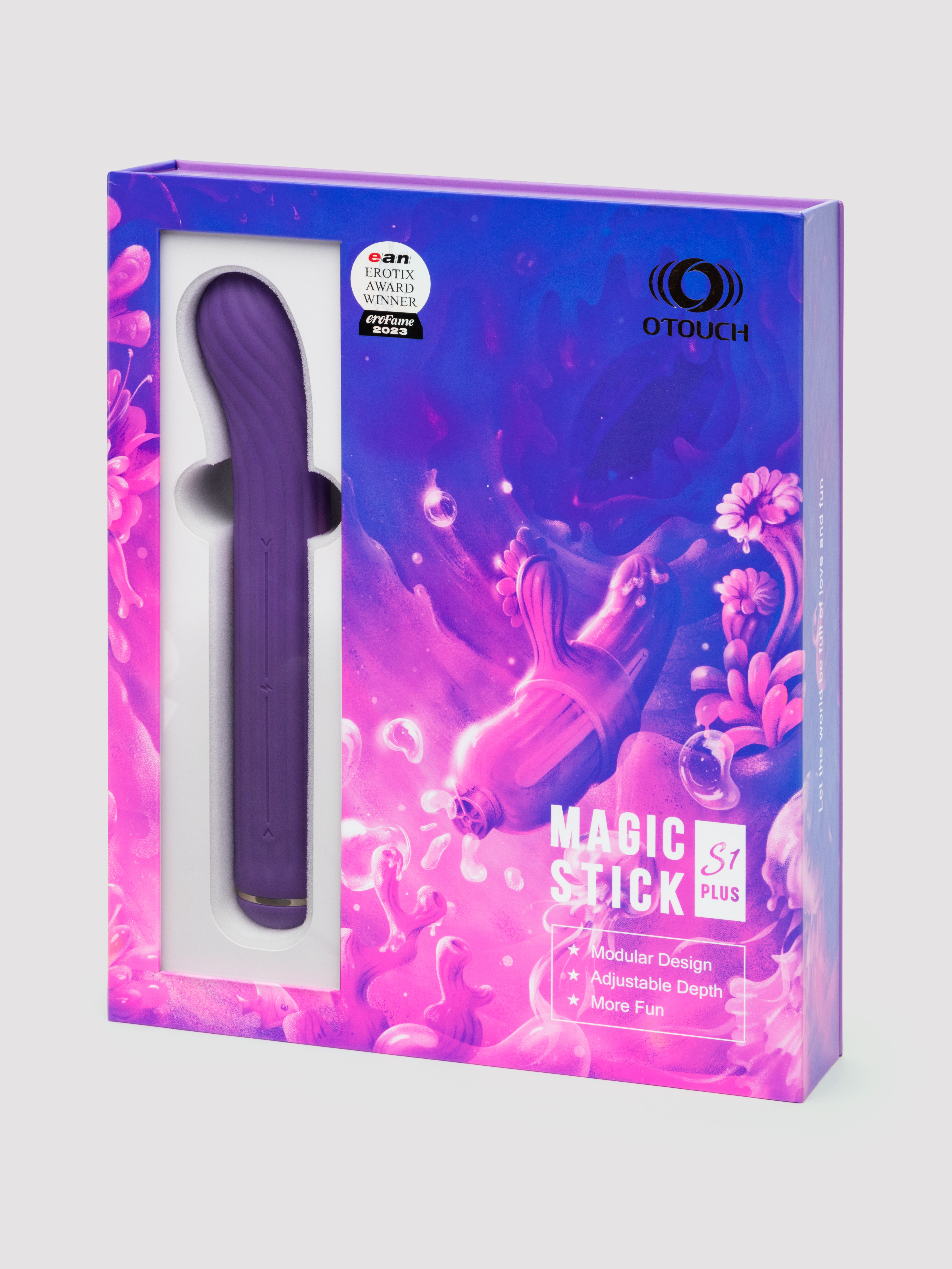 Magic Stick Rabbit Multifunction Vibrating Set (5 Piece), Purple, hi-res