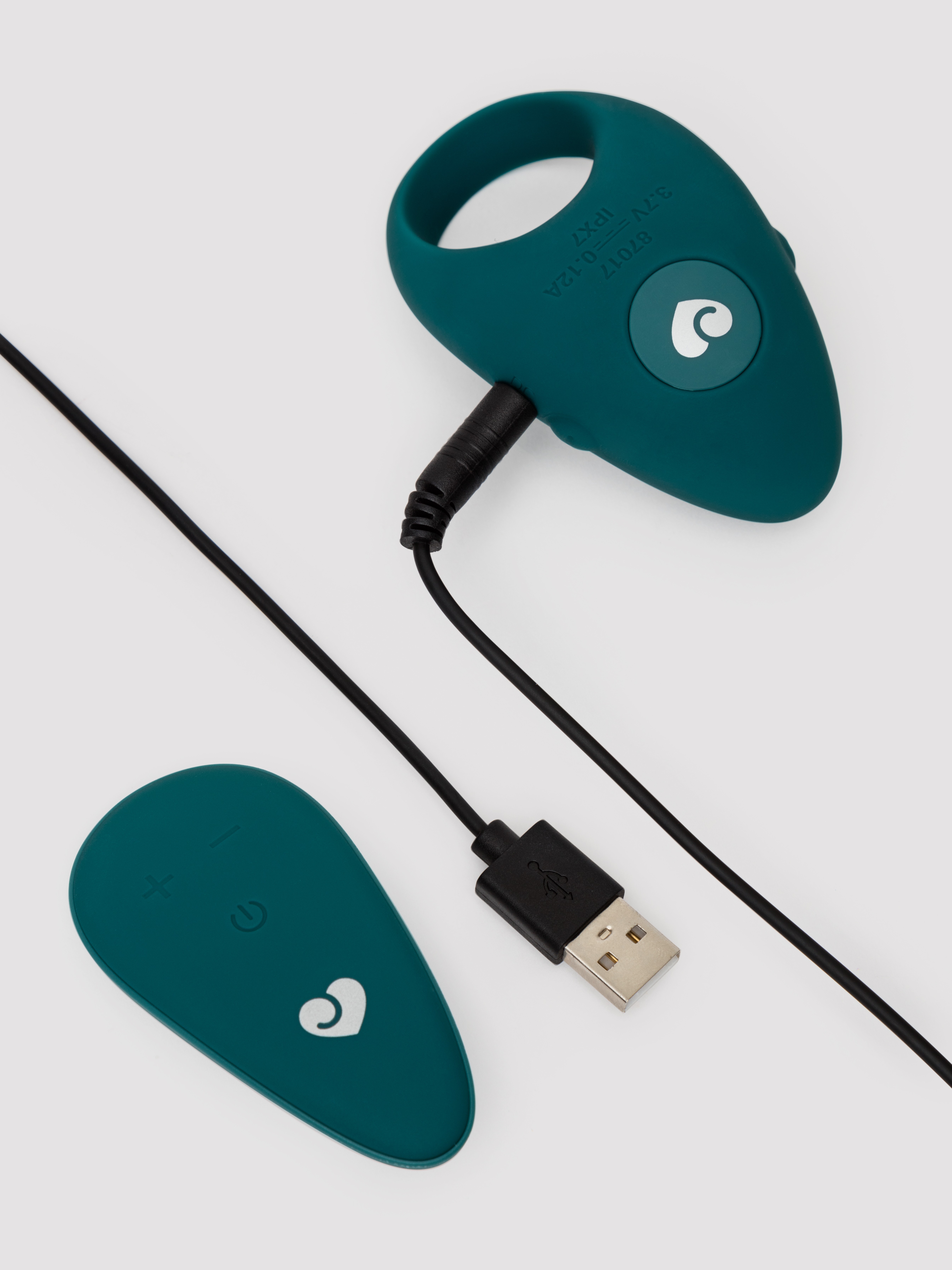 Lovehoney Champion Lover Remote Control Rechargeable Cock Ring, Green, hi-res