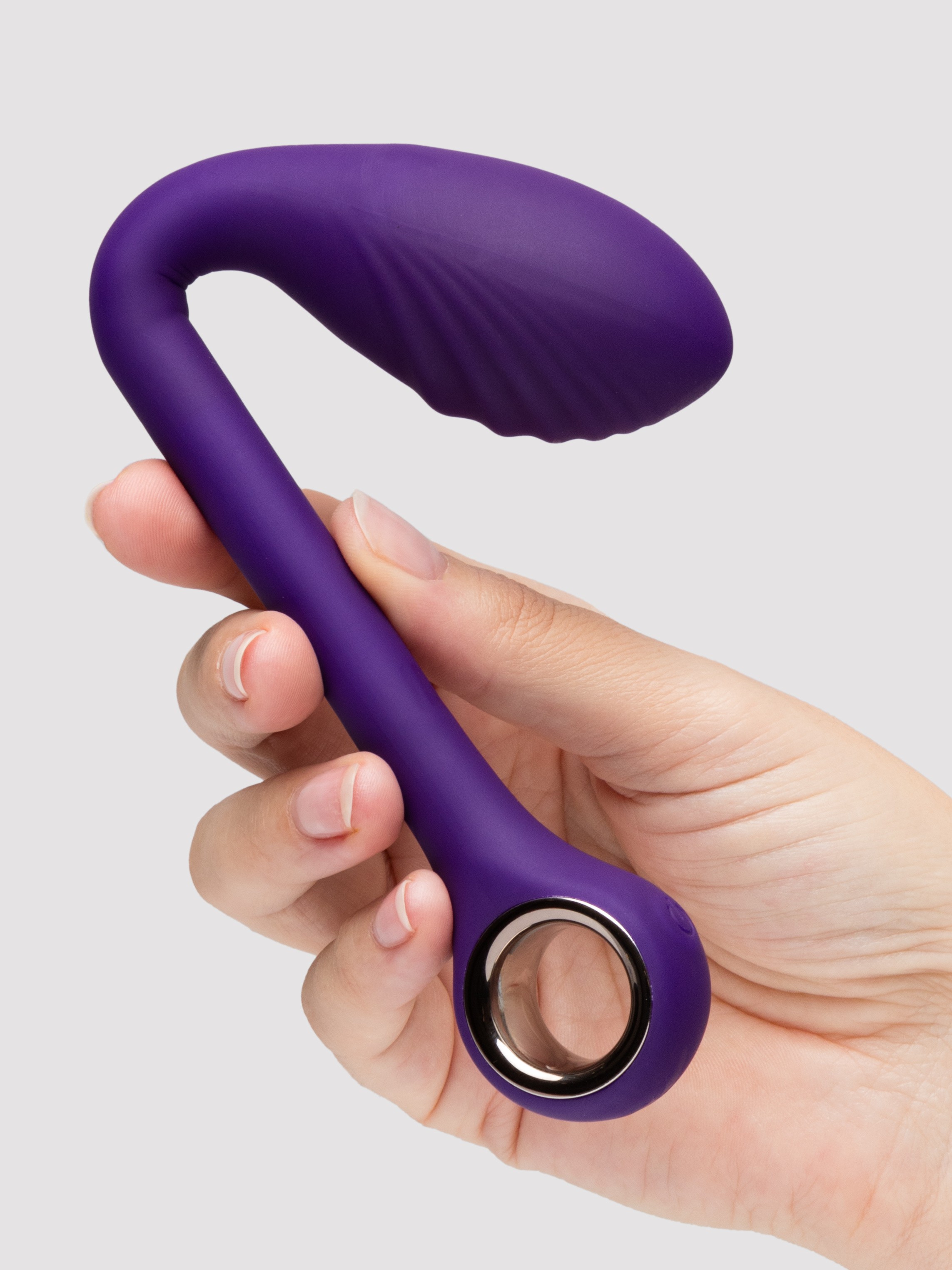 Playboy Spot On Flexible Rechargeable G-Spot Vibrator, Purple, hi-res