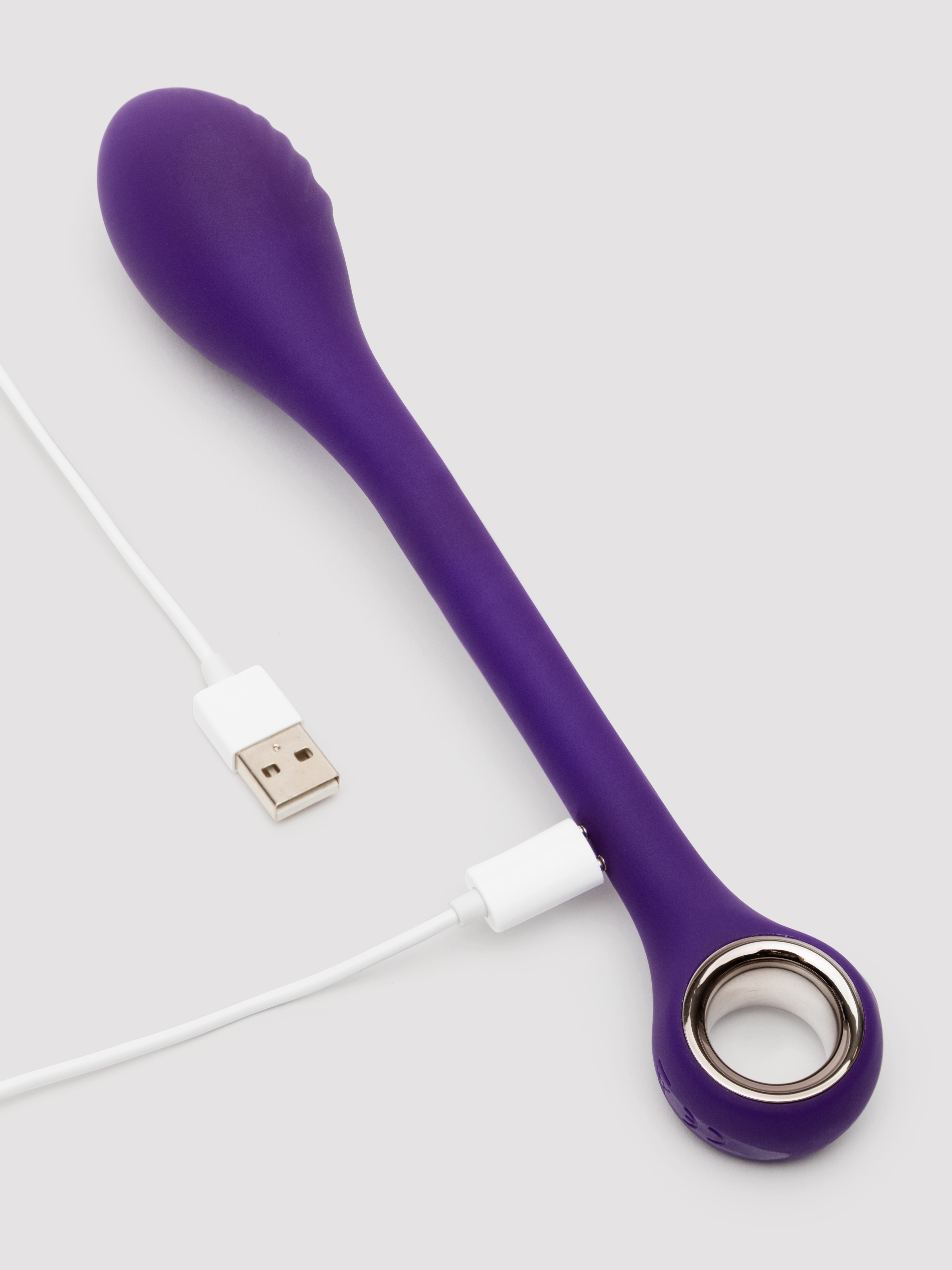 Playboy Spot On Flexible Rechargeable G-Spot Vibrator, Purple, hi-res
