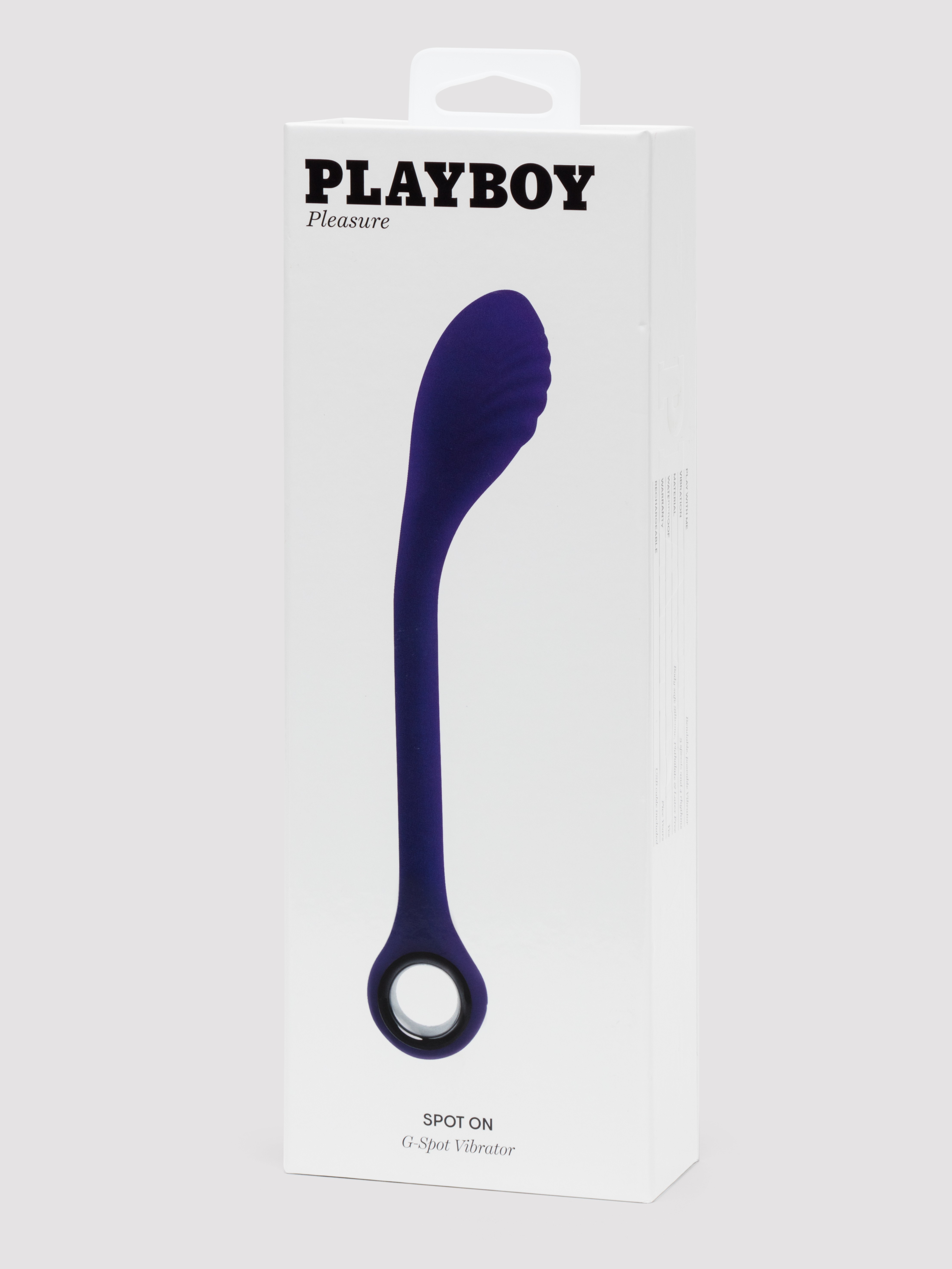 Playboy Spot On Flexible Rechargeable G-Spot Vibrator, Purple, hi-res