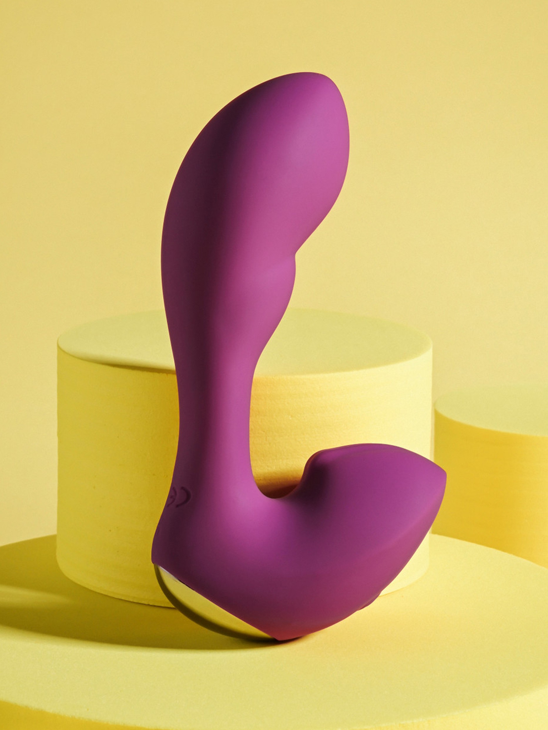 Playboy Arch Dual G-Spot Rechargeable Vibrator, Purple, hi-res