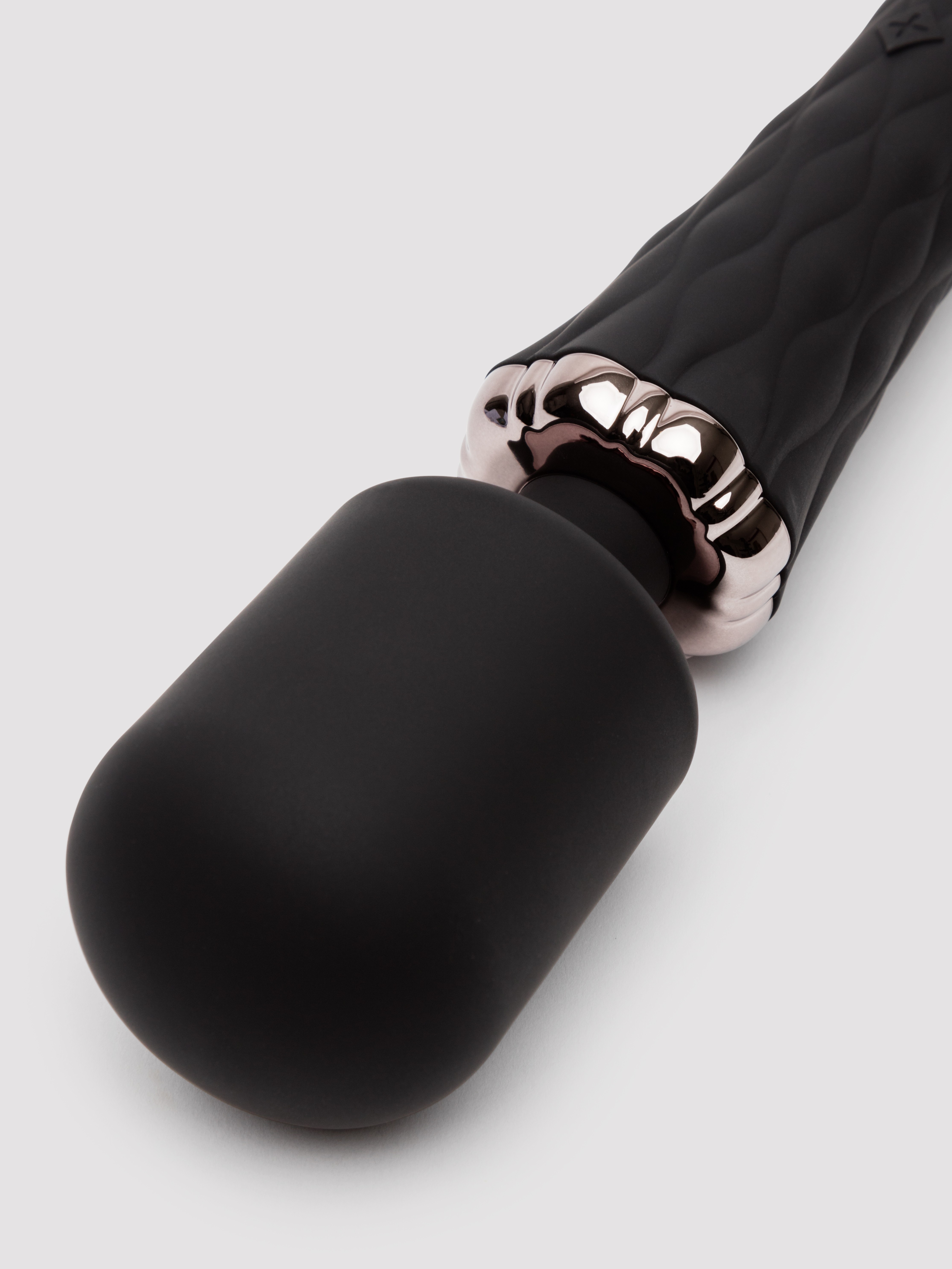 Playboy Royal Wand Rechargeable Massager, Black, hi-res