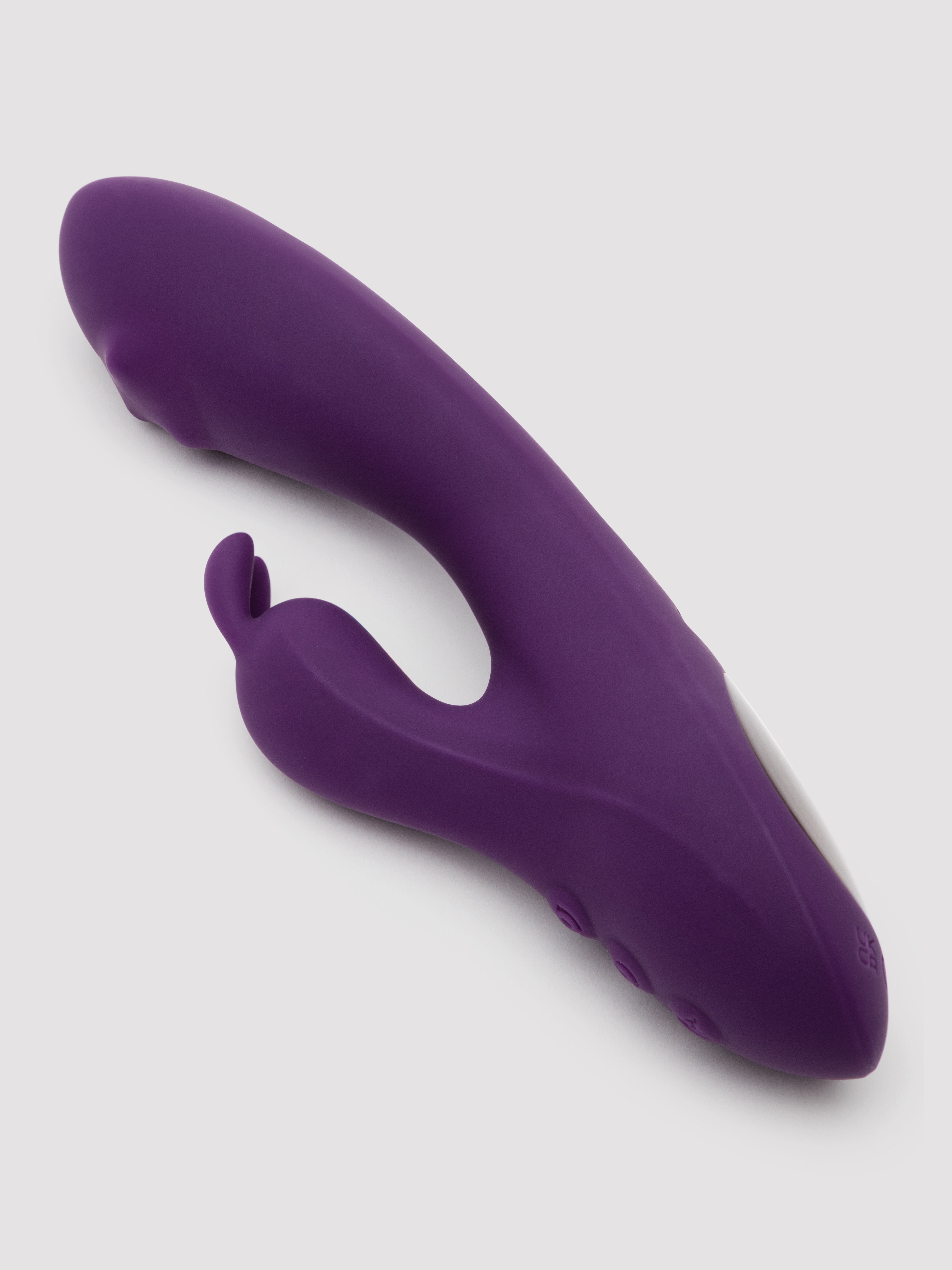 Playboy On Repeat Rotating Beads Rechargeable Rabbit Vibrator, Purple, hi-res
