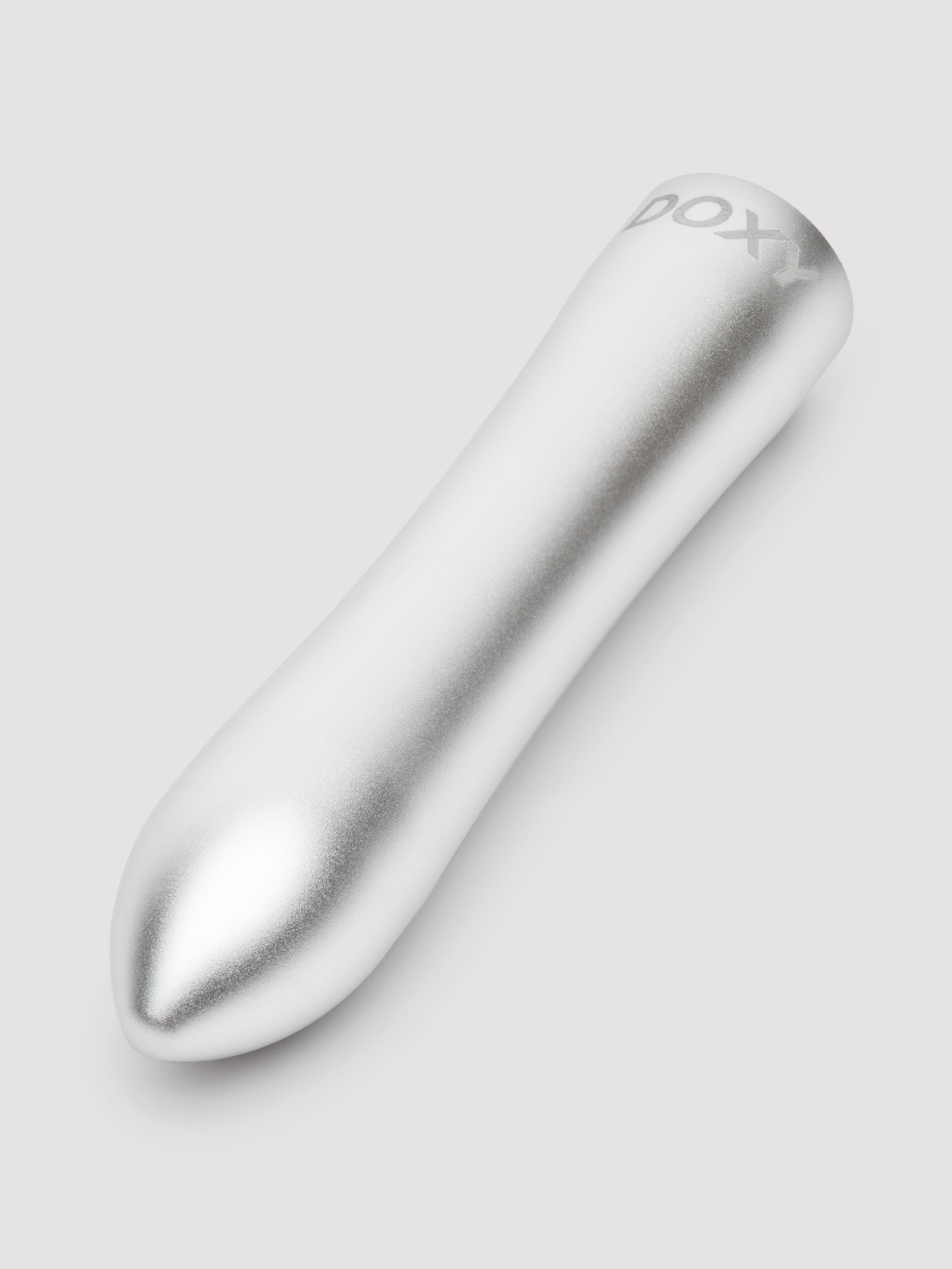 Doxy Luxury Rechargeable Aluminium Bullet Vibrator, Silver, hi-res