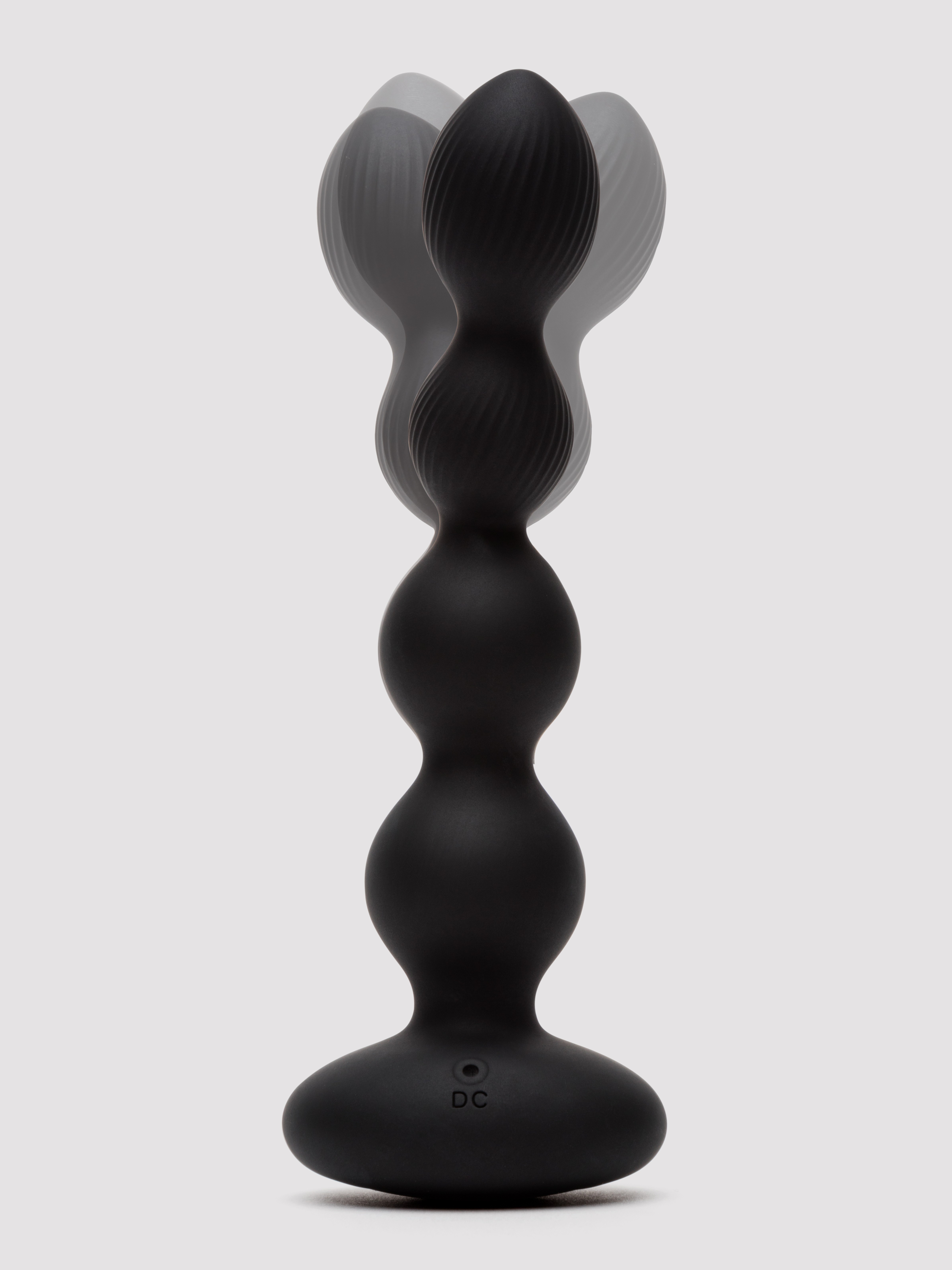 Nexus Tornado Rotating and Vibrating Remote Control Anal Beads, Black, hi-res