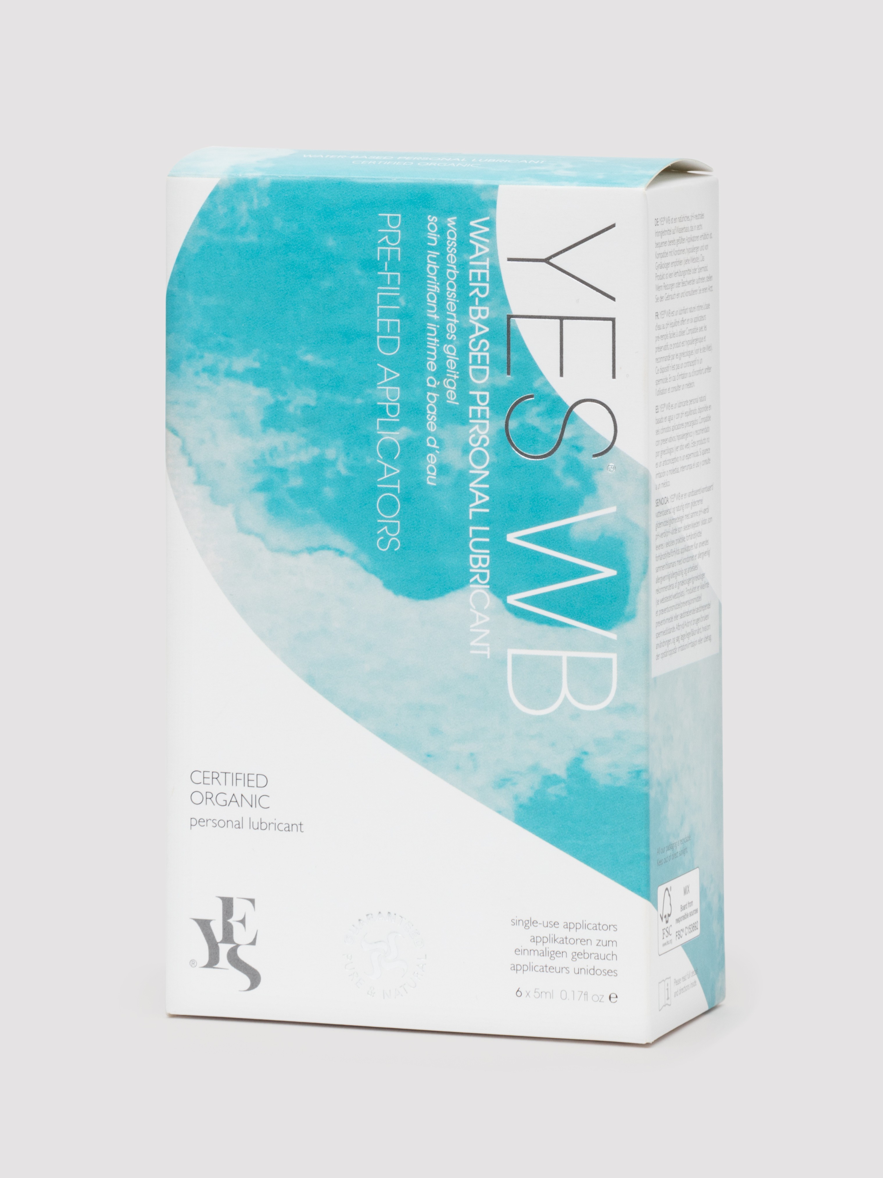 YES Organic Water-Based Lube 100 ml, , hi-res