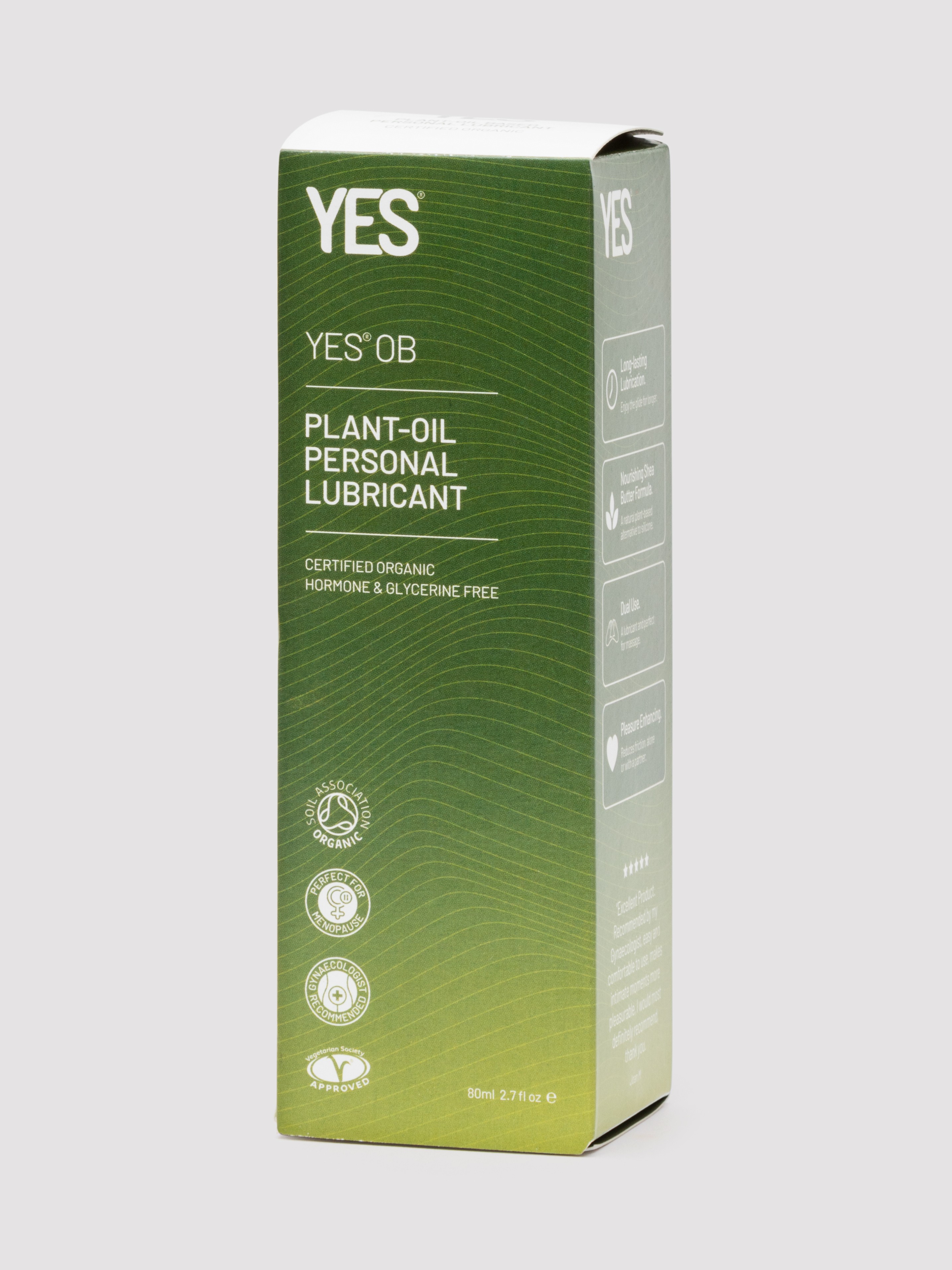 YES Oil-Based Organic Lube 80ml, , hi-res
