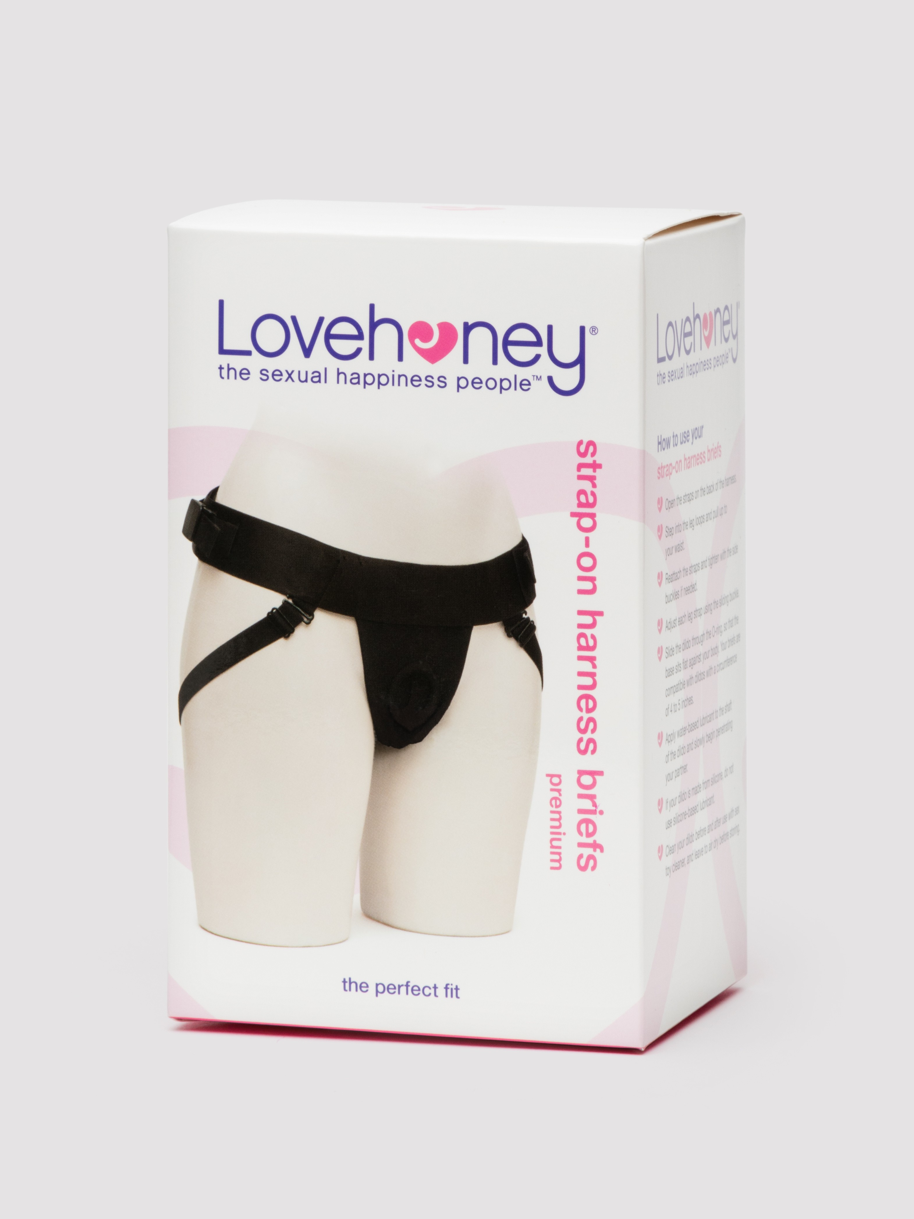 Lovehoney Premium Strap-on Harness, Black, hi-res