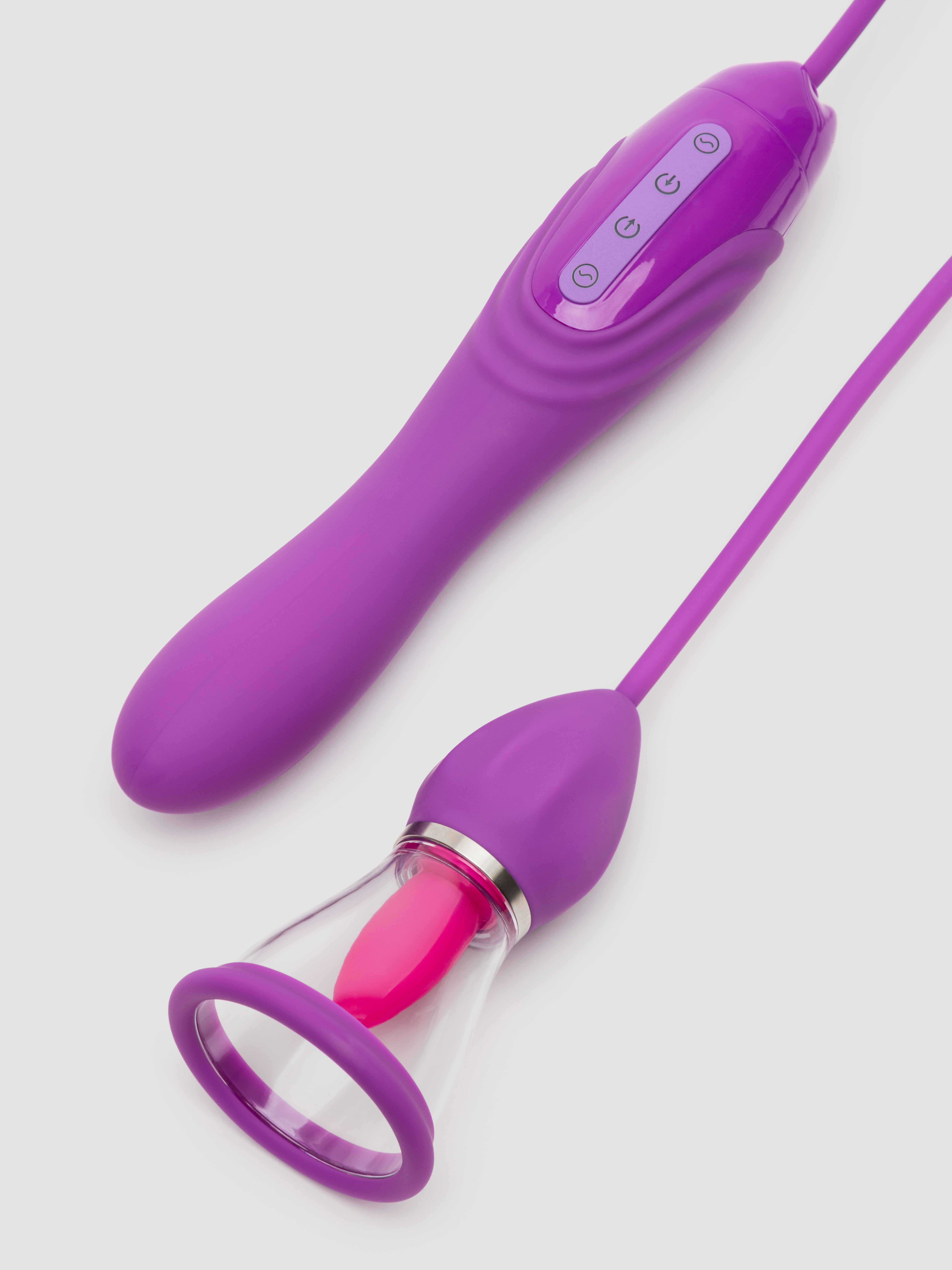 Fantasy For Her Ultimate Pussy Pump with G-Spot Vibrator, Purple, hi-res