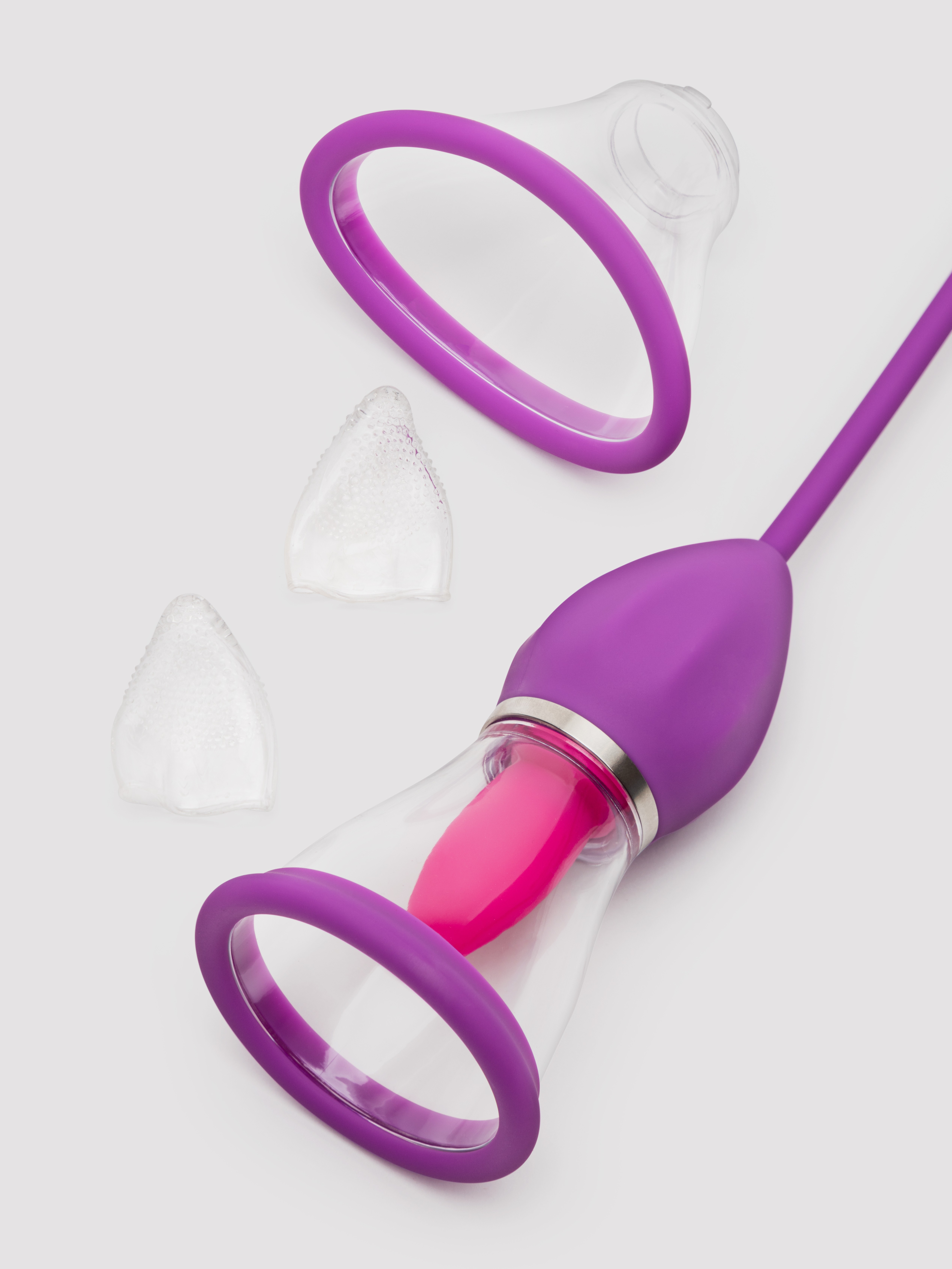 Fantasy For Her Ultimate Pussy Pump with G-Spot Vibrator, Purple, hi-res