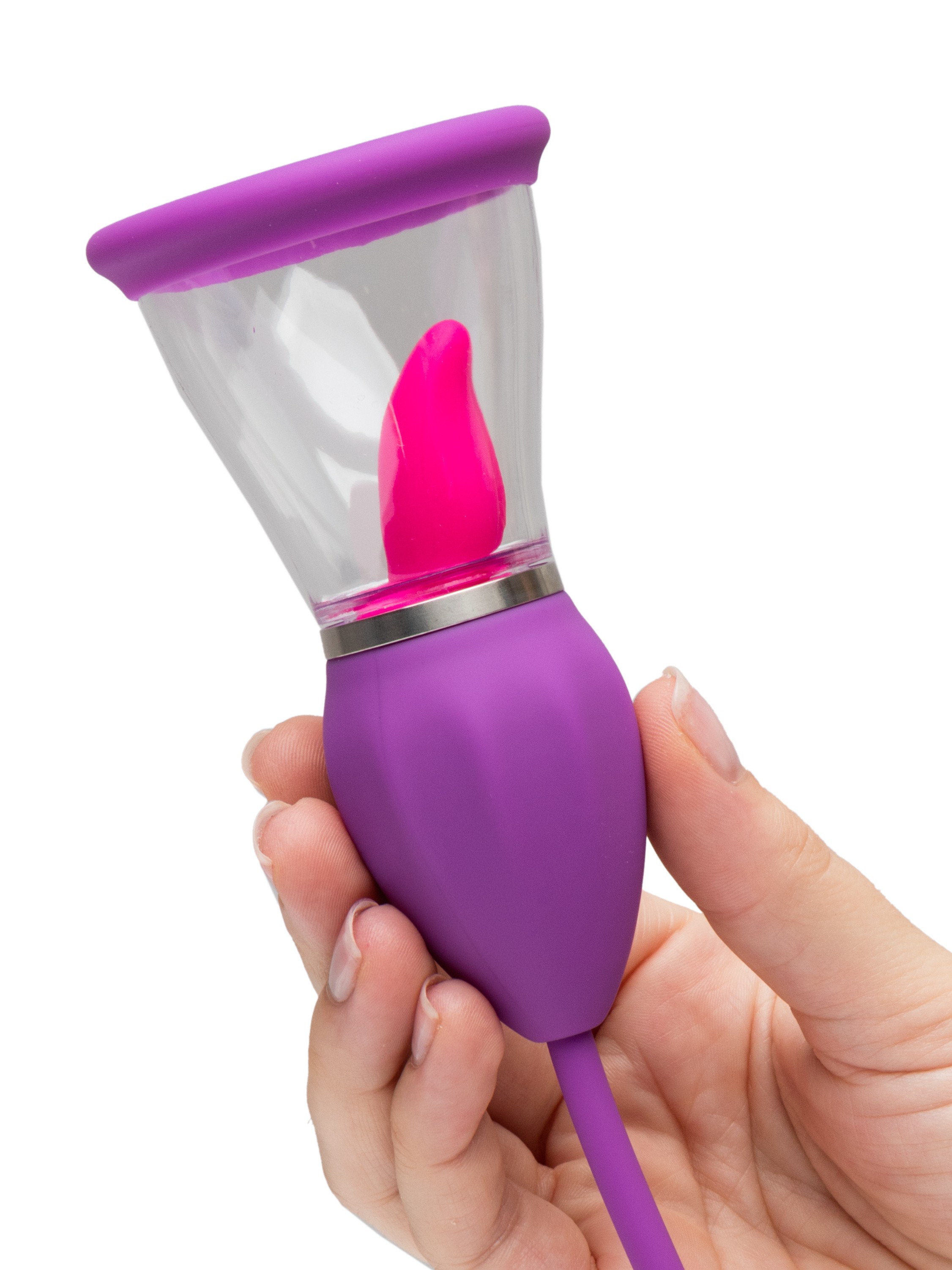 Fantasy For Her Ultimate Pussy Pump with G-Spot Vibrator, Purple, hi-res