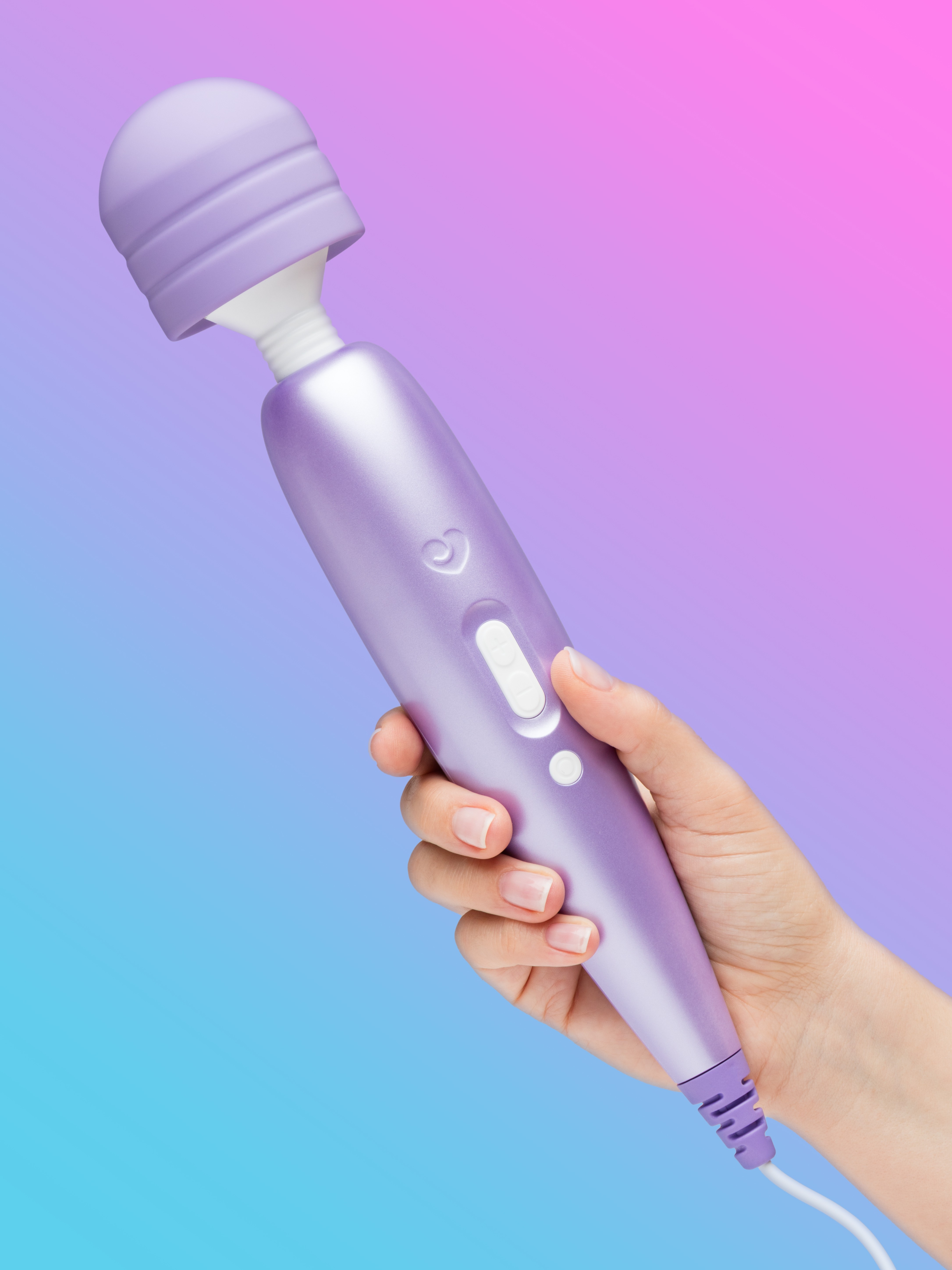 Lovehoney Classic Wand 2.0 Extra Powerful Multispeed Mains Powered Wand Vibrator, Purple, hi-res