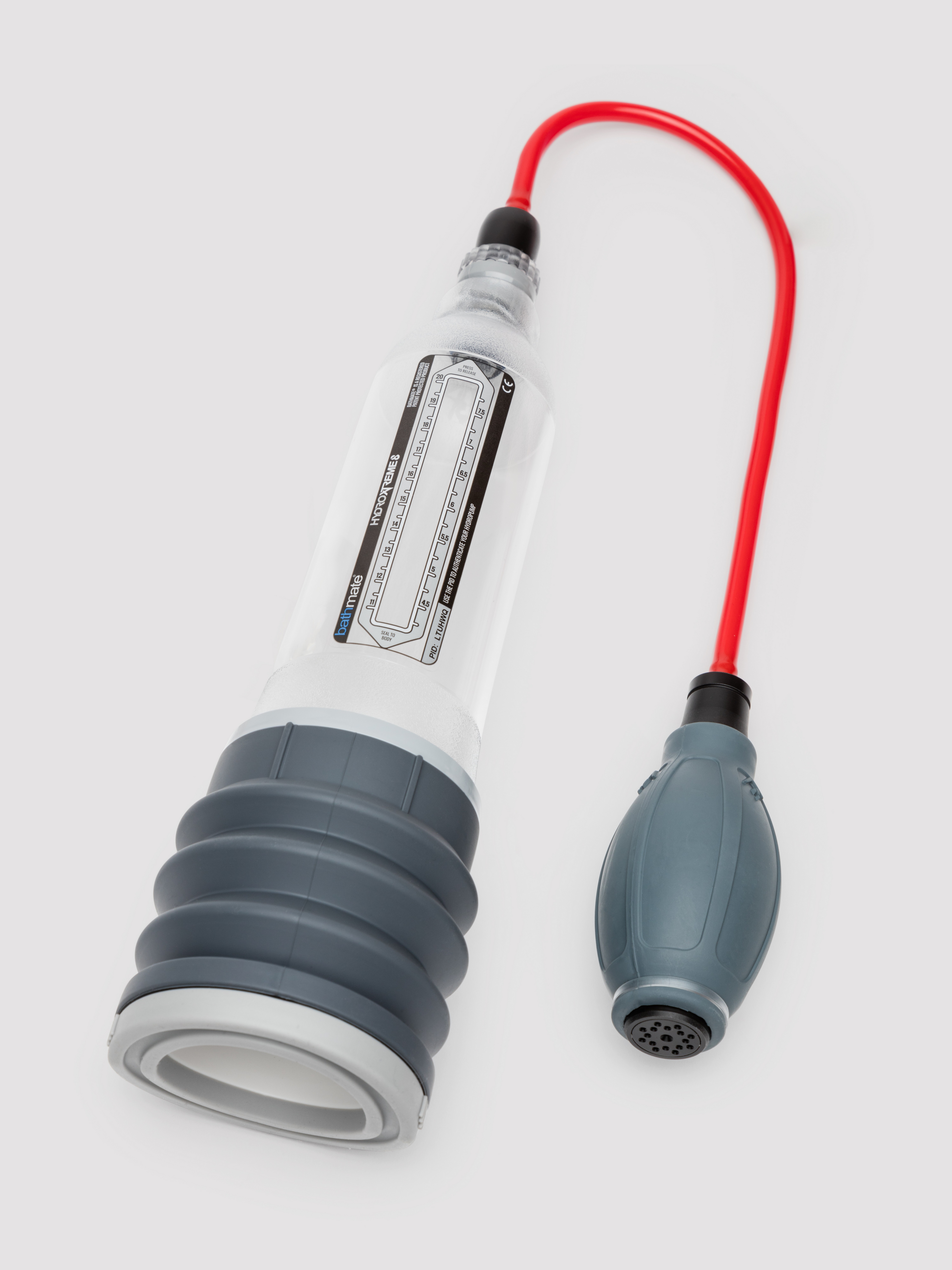 Bathmate HydroXtreme8 Penis Pump Clear 6-8 Inches , Clear, hi-res