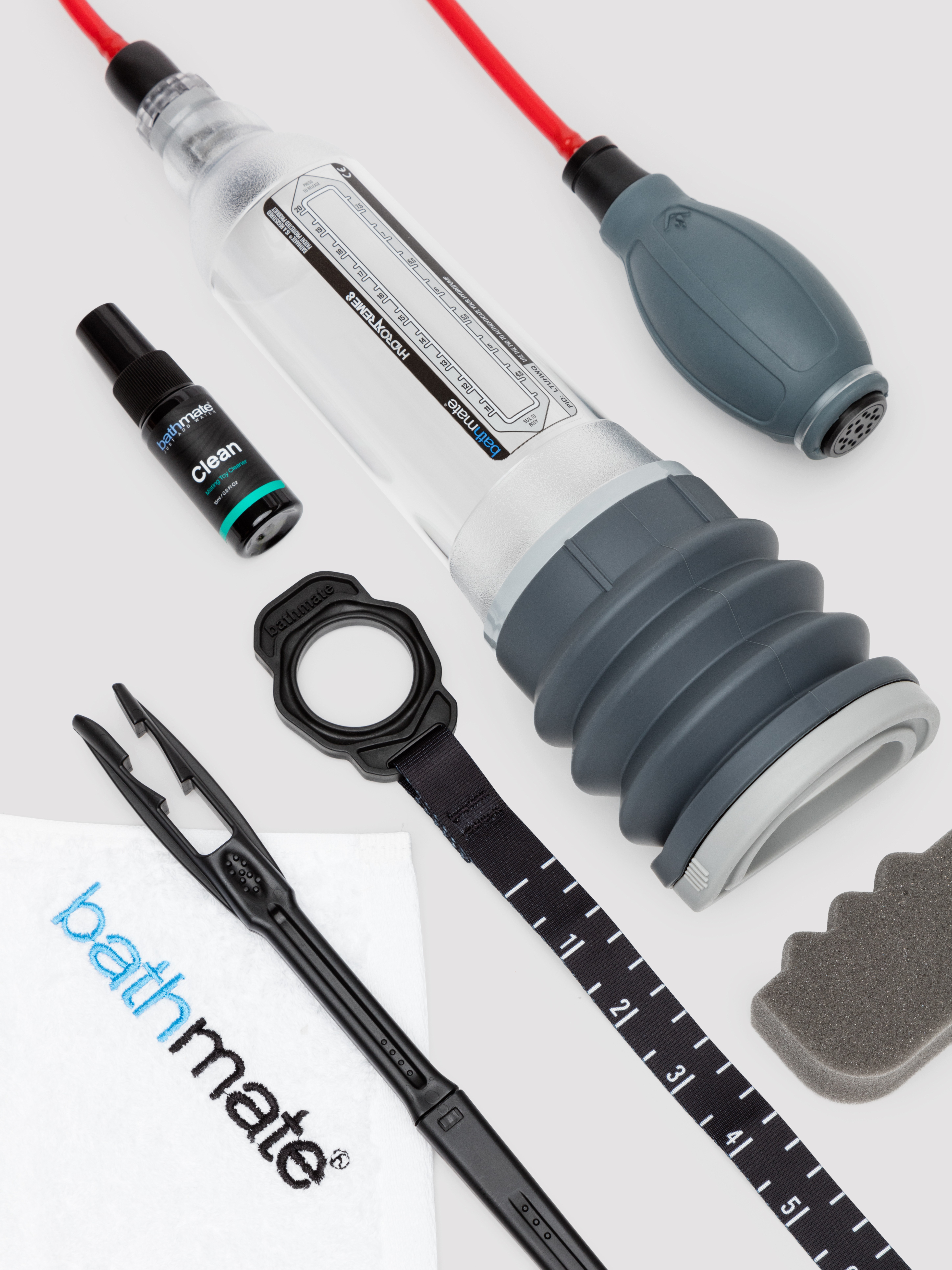 Bathmate HydroXtreme8 Penis Pump Clear 6-8 Inches , Clear, hi-res