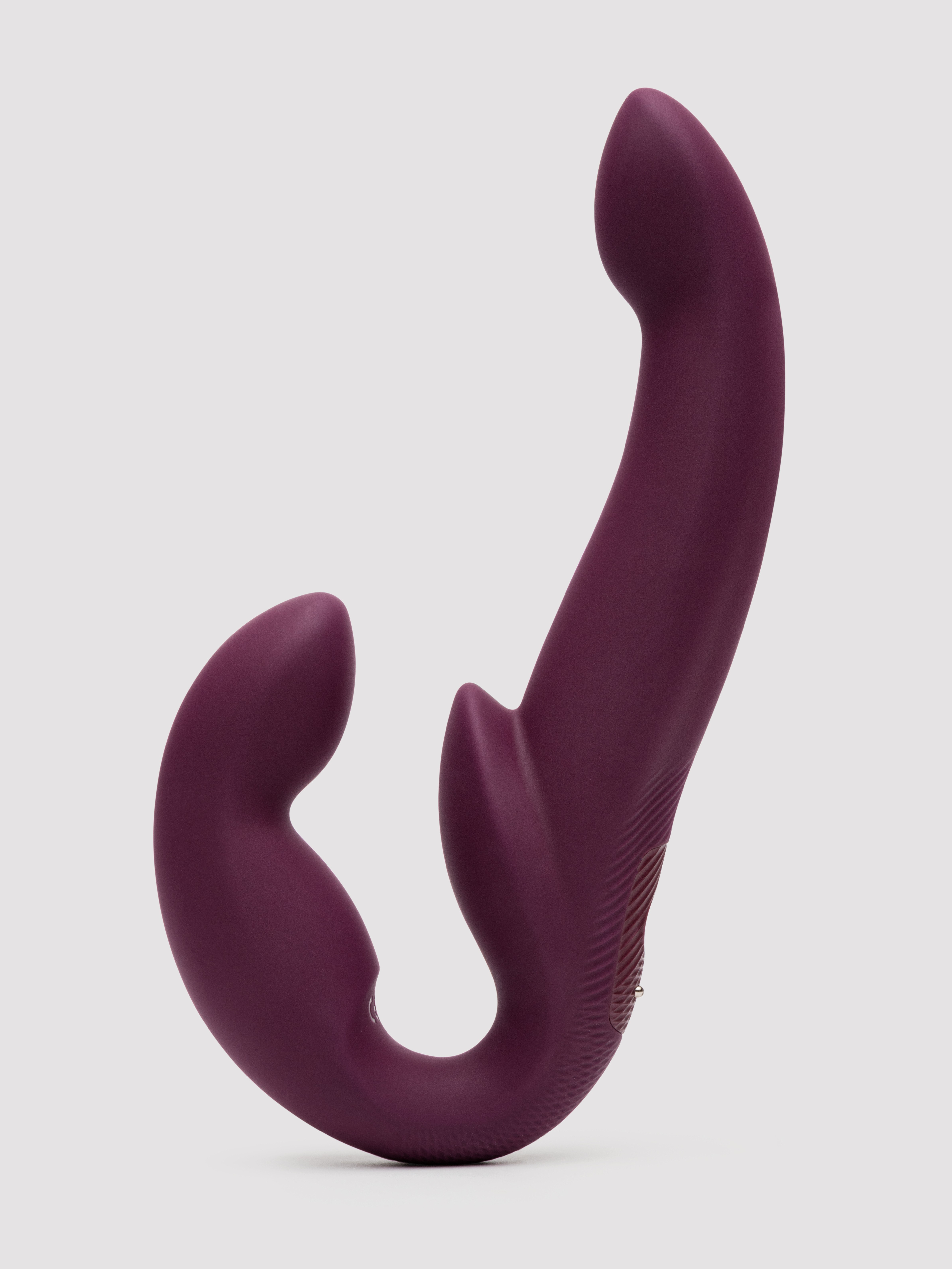 Fun Factory Share Vibe Pro Vibrating Rechargeable Strapless Strap-on, Purple, hi-res