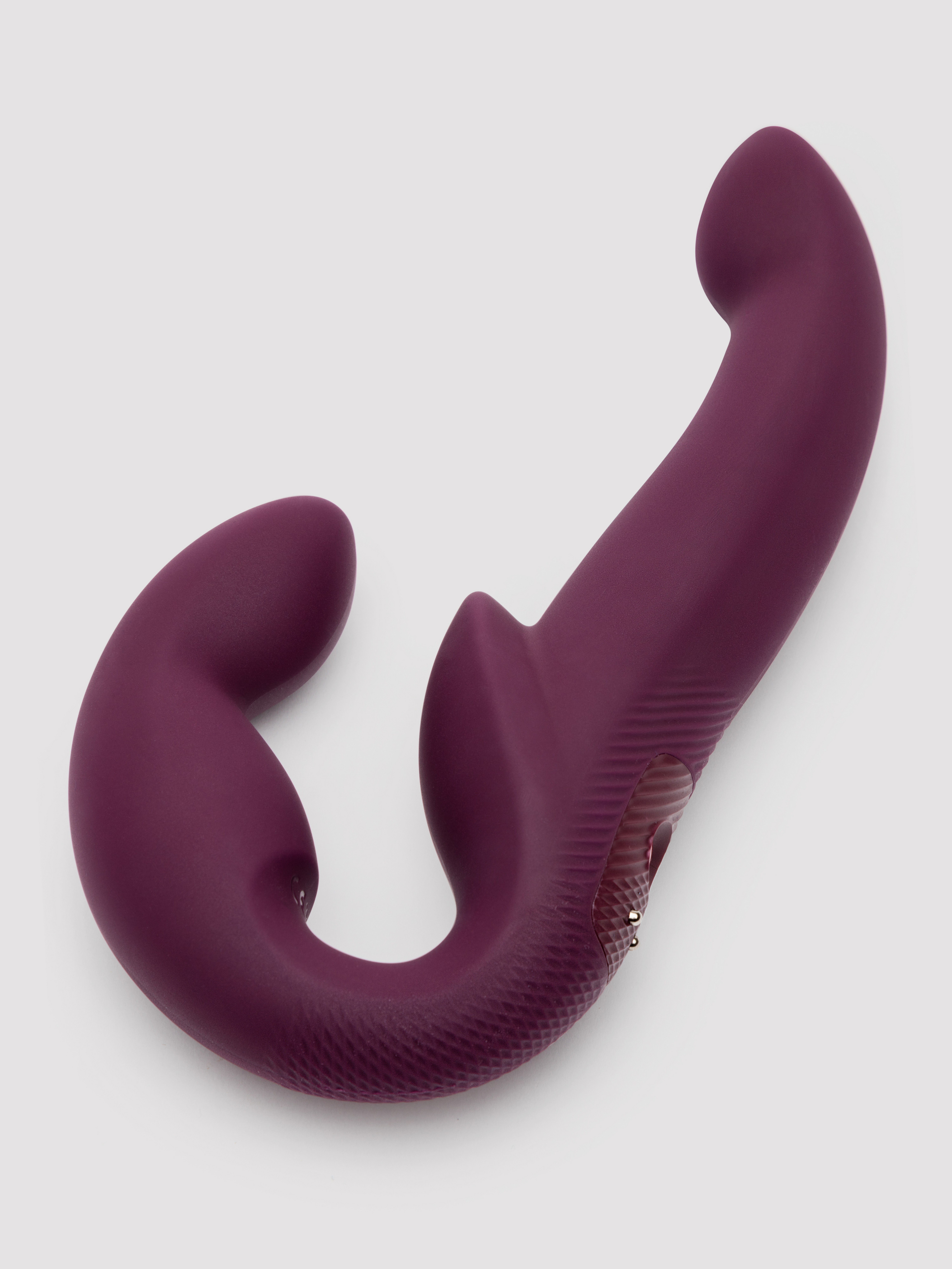 Fun Factory Share Vibe Pro Vibrating Rechargeable Strapless Strap-on, Purple, hi-res