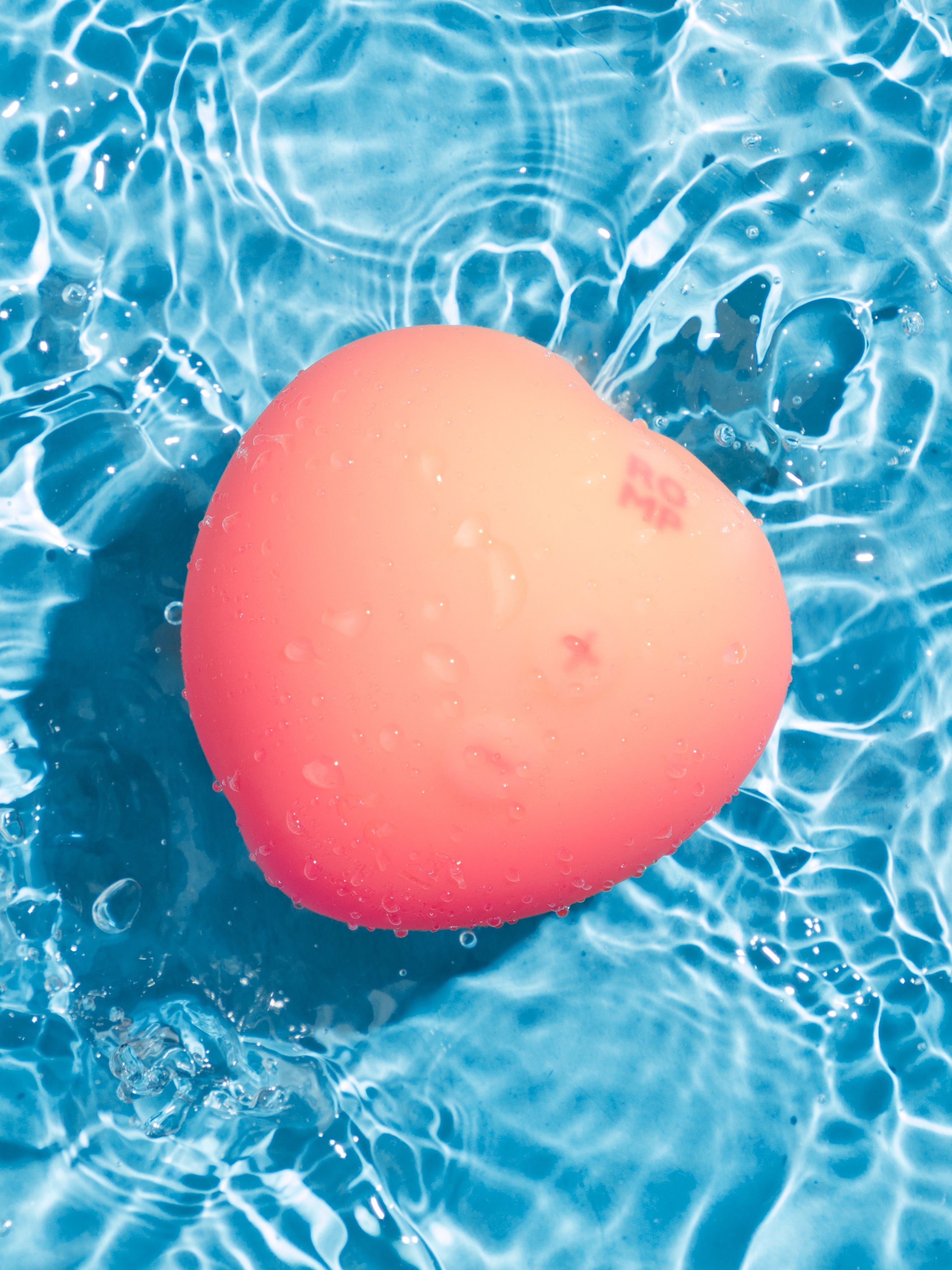 ROMP Pink Peach Rechargeable Clitoral Stimulator, Orange, hi-res