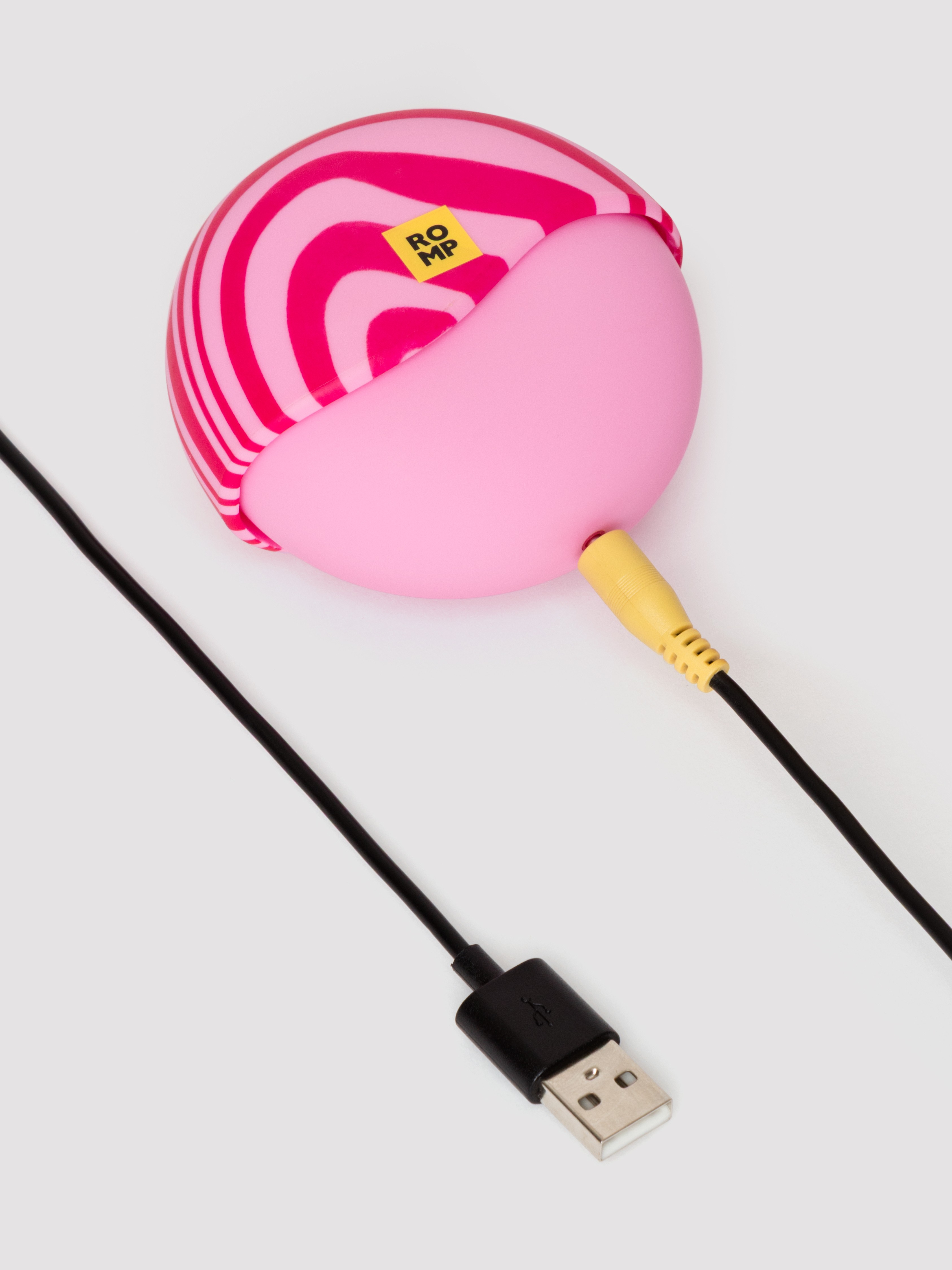 ROMP Spin Travel Rechargeable Clitoral Stimulator, Orange, hi-res