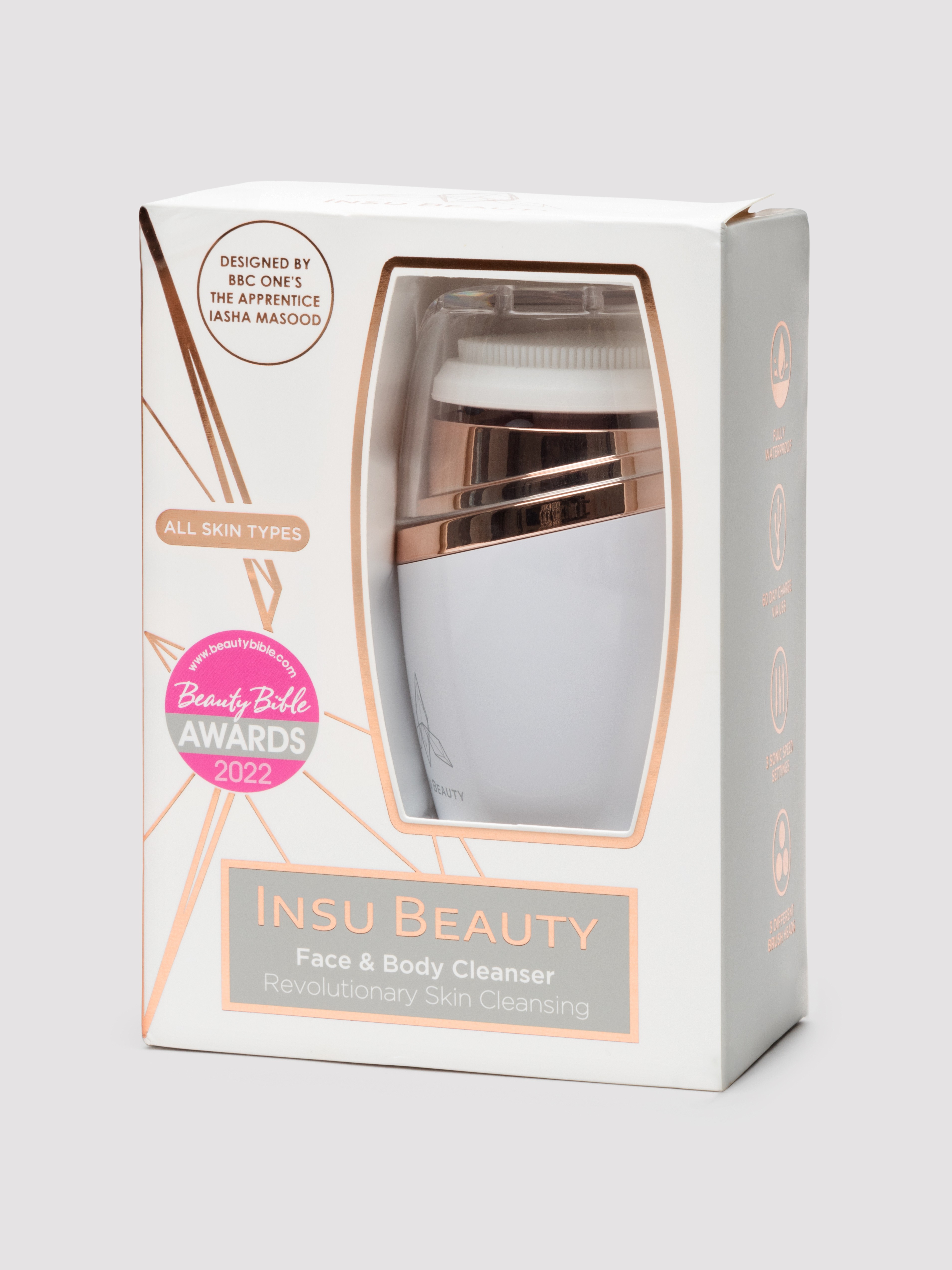 Insu Beauty Face and Body Sonic Cleansing Brush for Face and Body, , hi-res