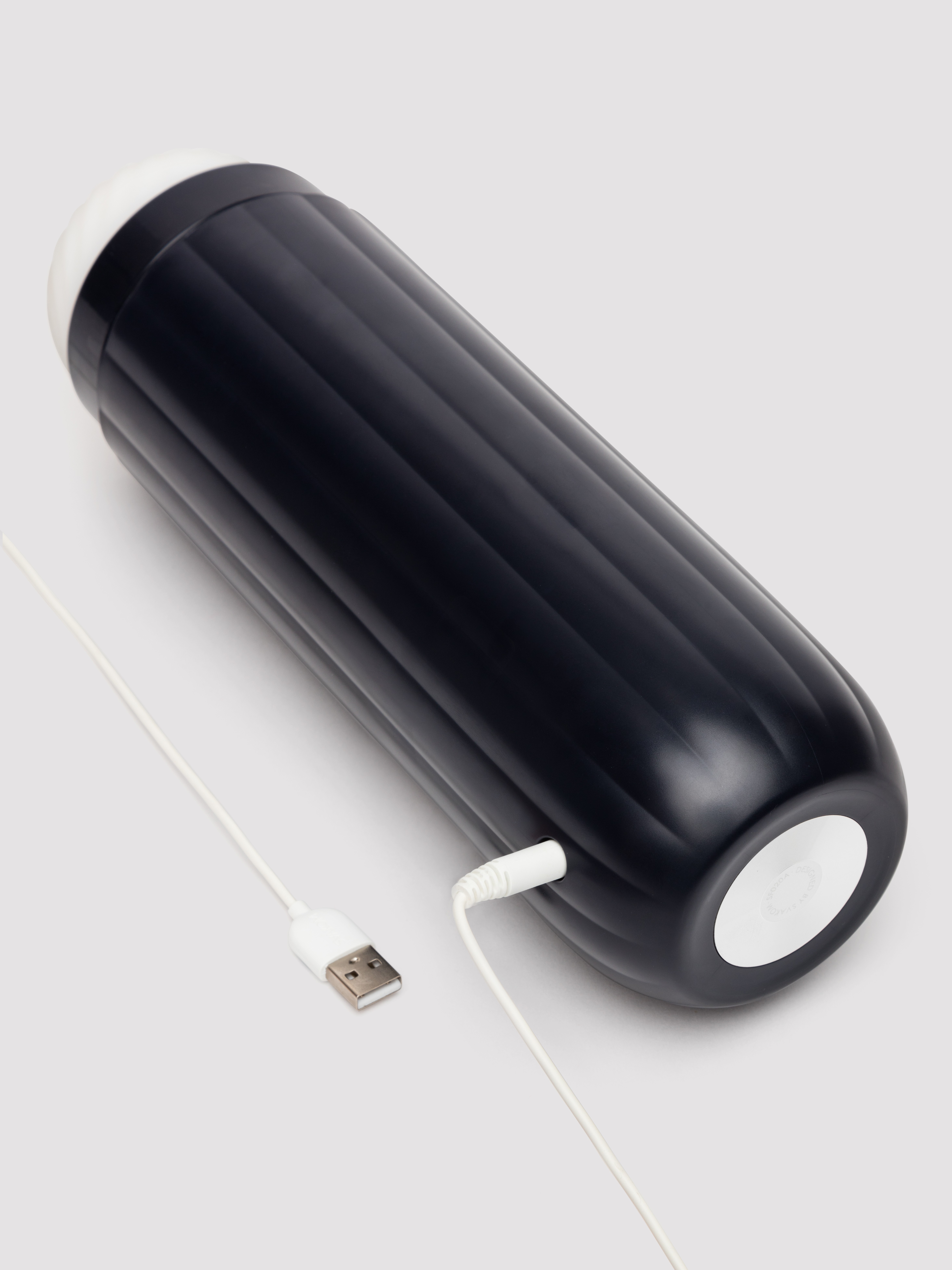 Svakom Hannes Neo App Controlled Throbbing & Warming Male Masturbator, Blue, hi-res